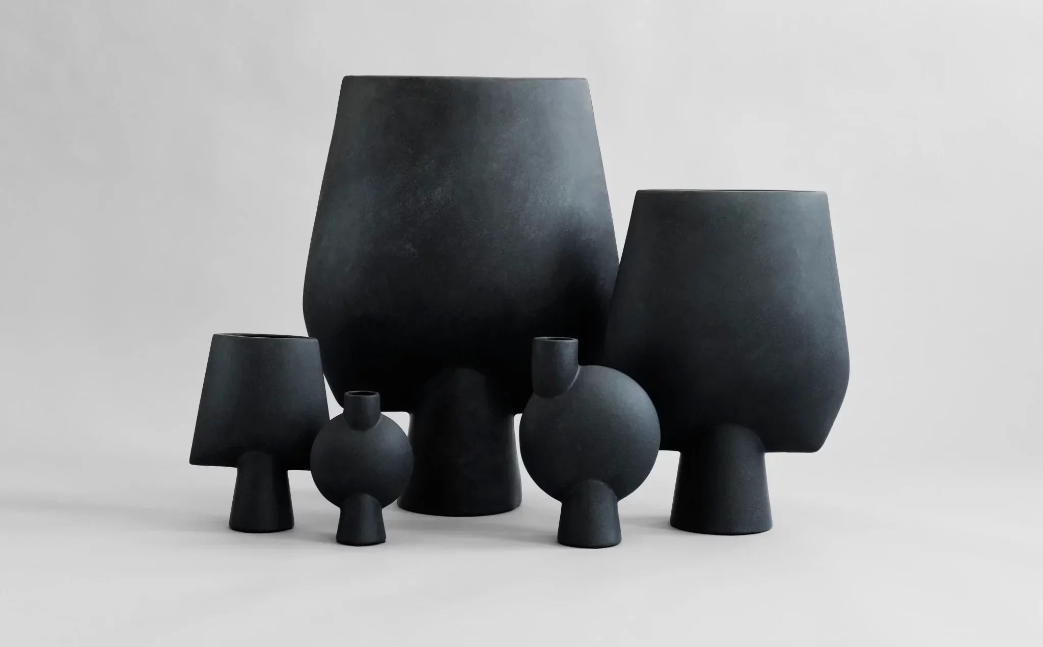 Ваза Sphere Bubl Medio Black