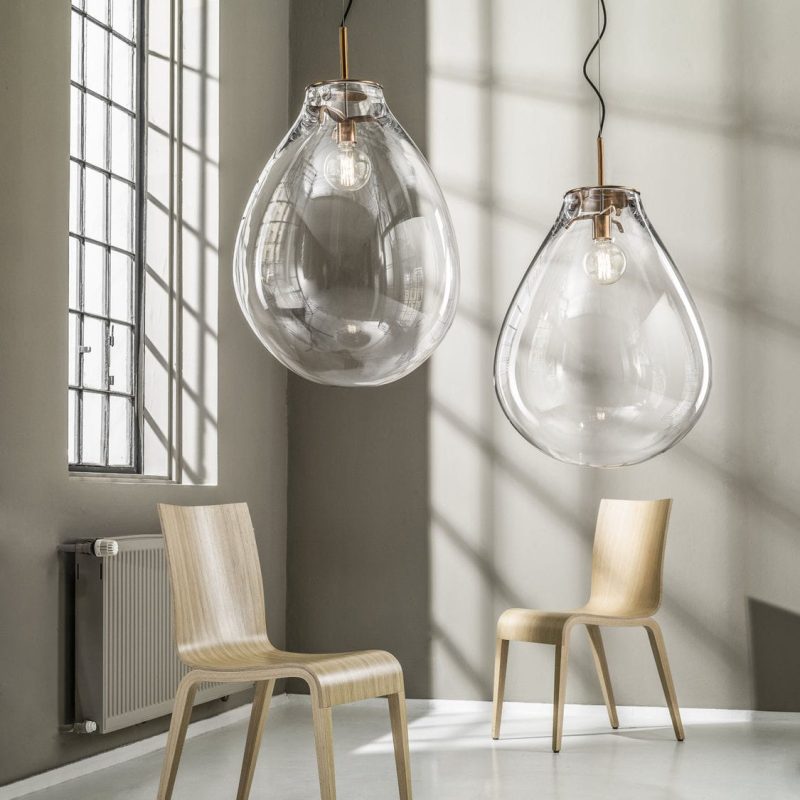 Подвесной светильник Tim Large clear / silver