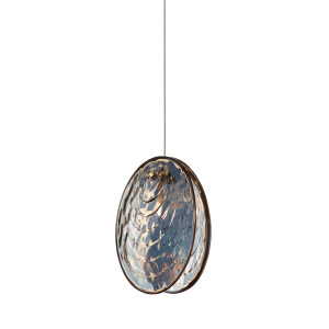 Подвесной светильник Mussels dark pearl/brushed gold