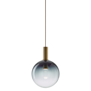 Подвесной светильник Divina smoke/brushed gold