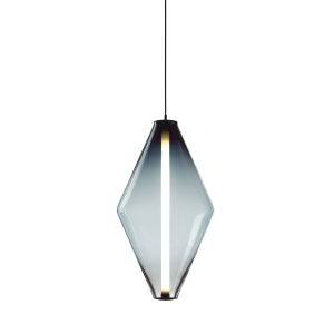 Подвесной светильник Buoy Double Cone smoke/black