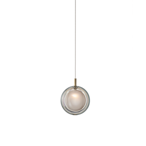 Подвесной светильник Lens white/brushed gold