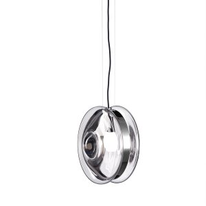 Подвесной светильник Orbital moon clear/silver
