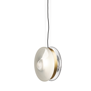 Подвесной светильник Orbital polaris white/patina gold