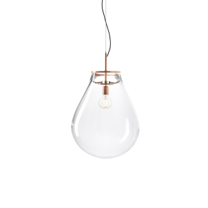 Подвесной светильник Tim Medium clear / brushed copper