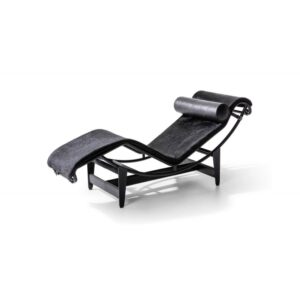 Шезлонг Chaise Longue à Reglage Continu Noire Durable