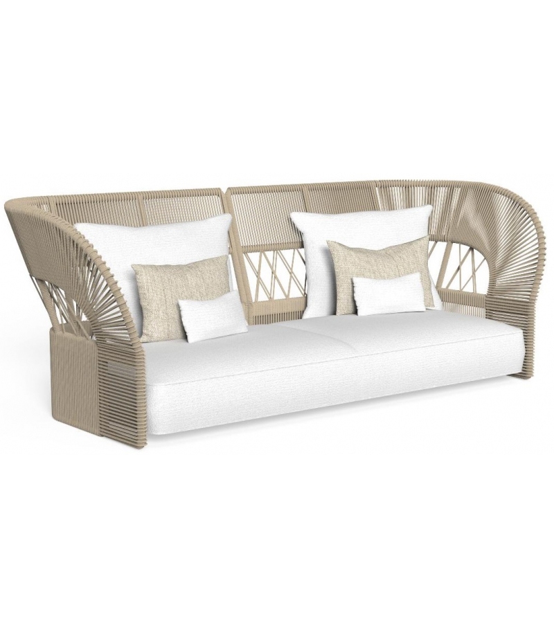 Диван двухместный Cliff Deco Rope Backrest