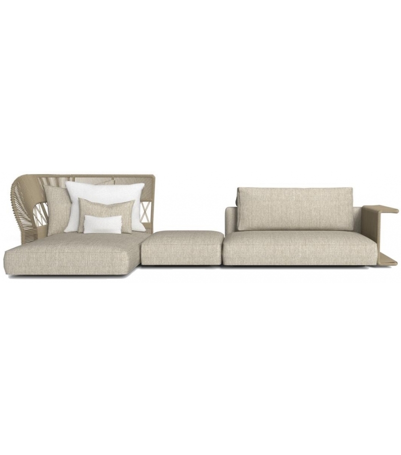 Модульный диван Cliff Deco Rope Backrest