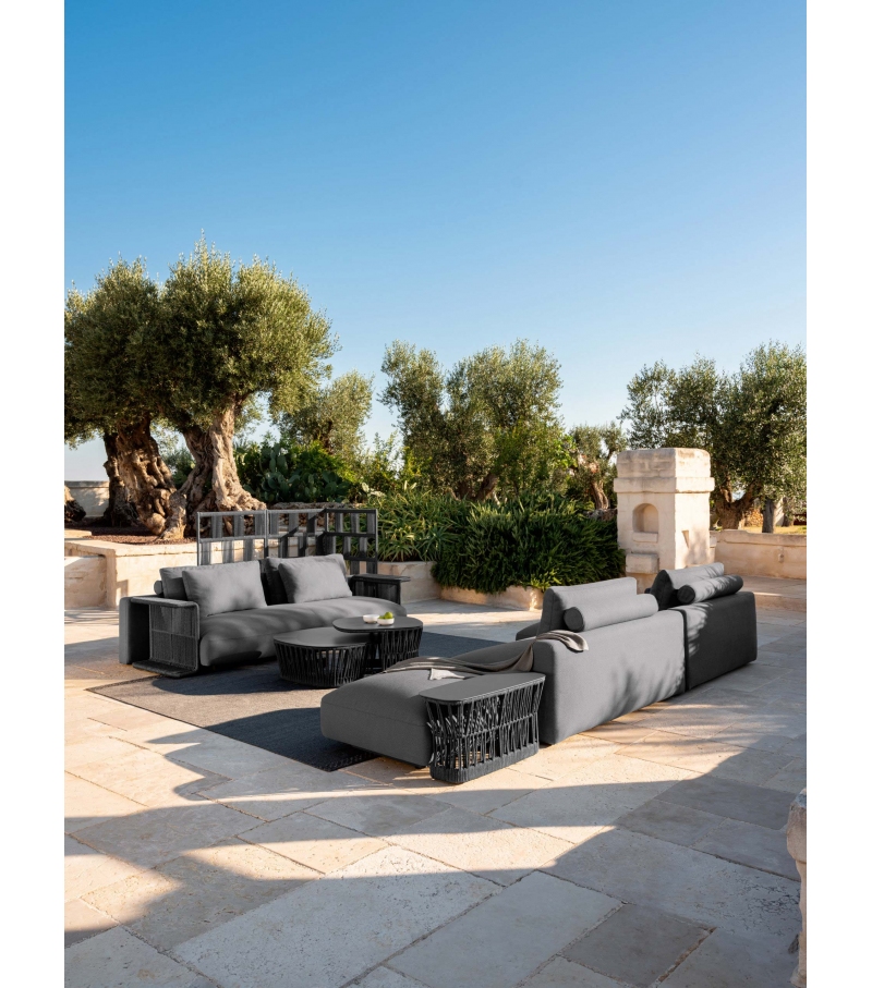 Модульный диван Cliff Deco Rope Backrest
