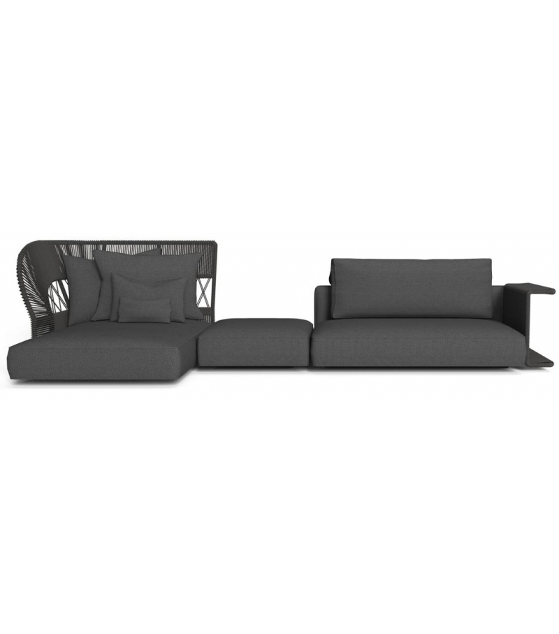 Модульный диван Cliff Deco Rope Backrest