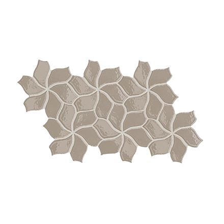 Керамическая плитка Botanica / Flower Grey Glossy
