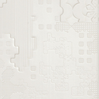 Керамическая плитка Bas Relief / Patchwork Bianco