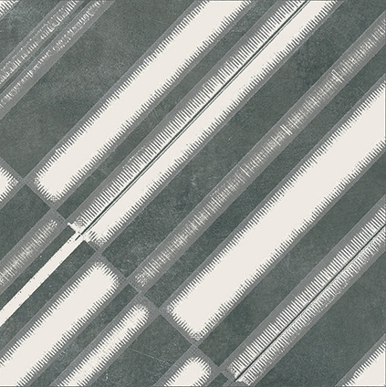 Керамическая плитка Azulej / Diagonal Nero