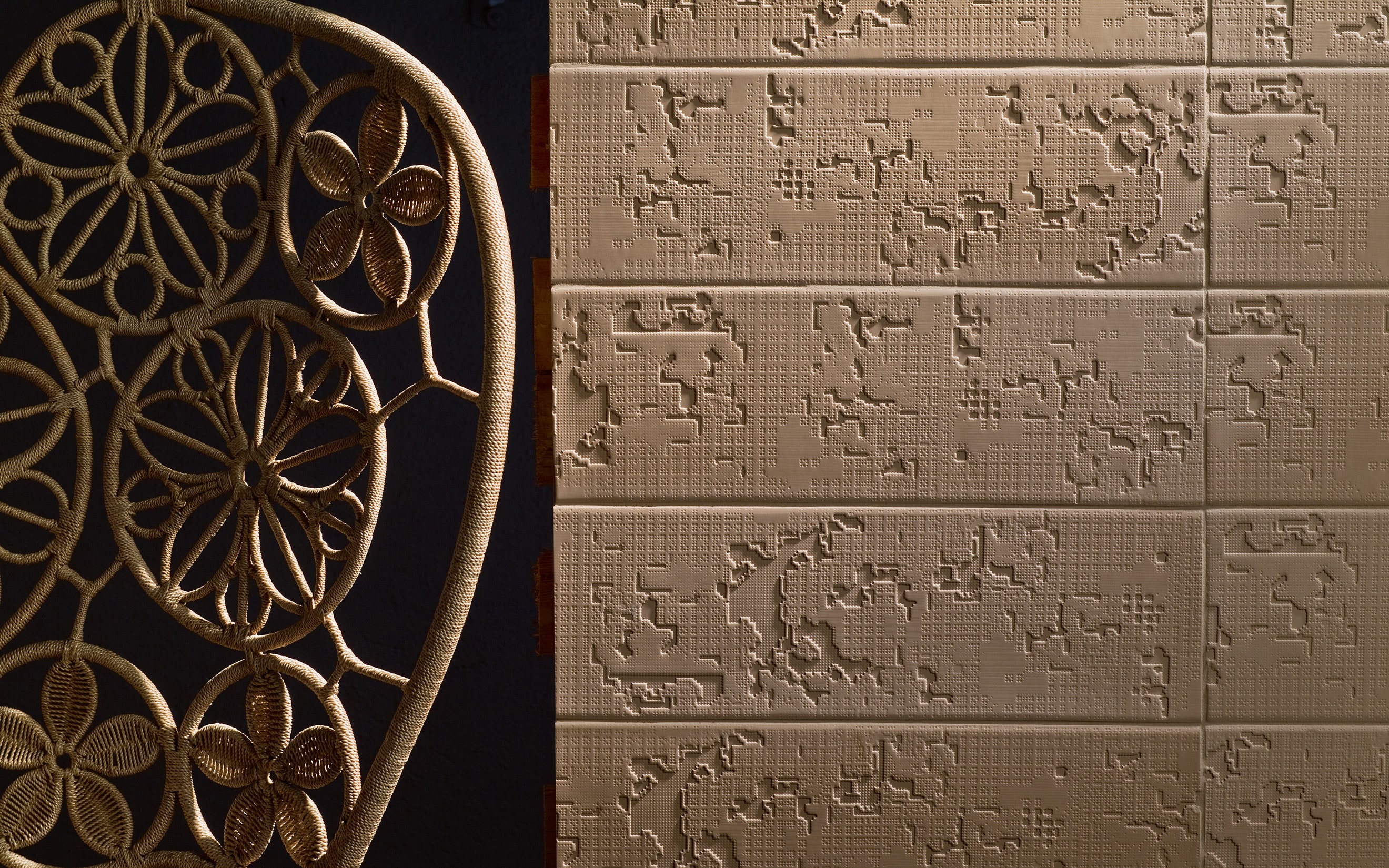 Керамическая плитка Bas Relief / Cloud Nero