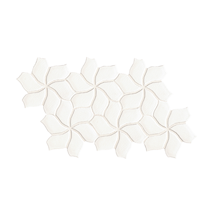 Керамическая плитка Botanica / Flower White Matt