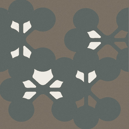 Керамическая плитка Azulej / Flores Nero
