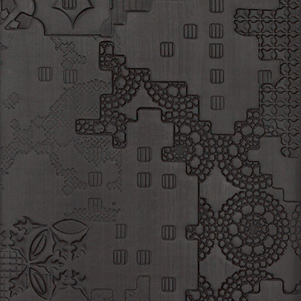 Керамическая плитка Bas Relief / Patchwork Nero