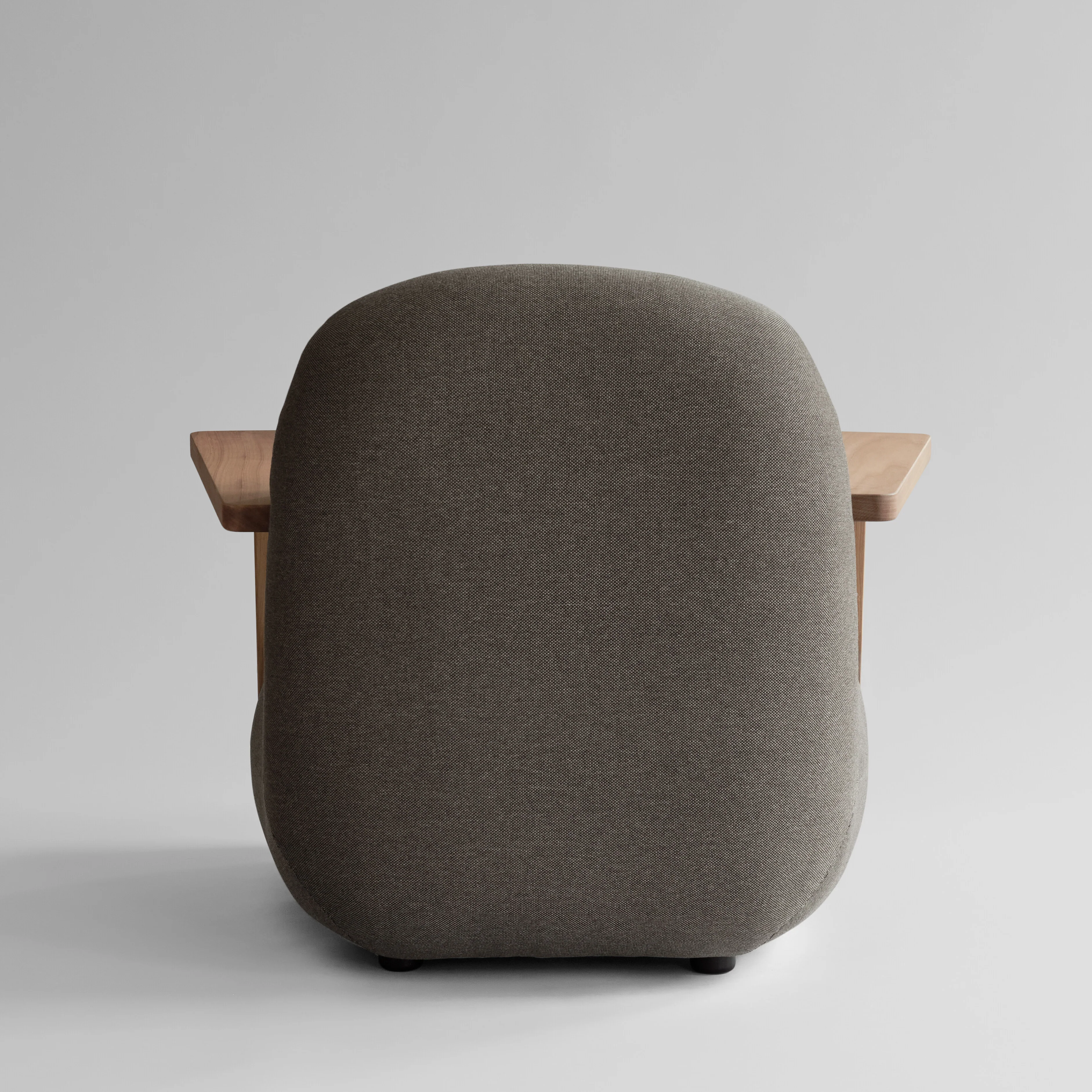 Кресло Toe Chair Armrest — Stone Gray