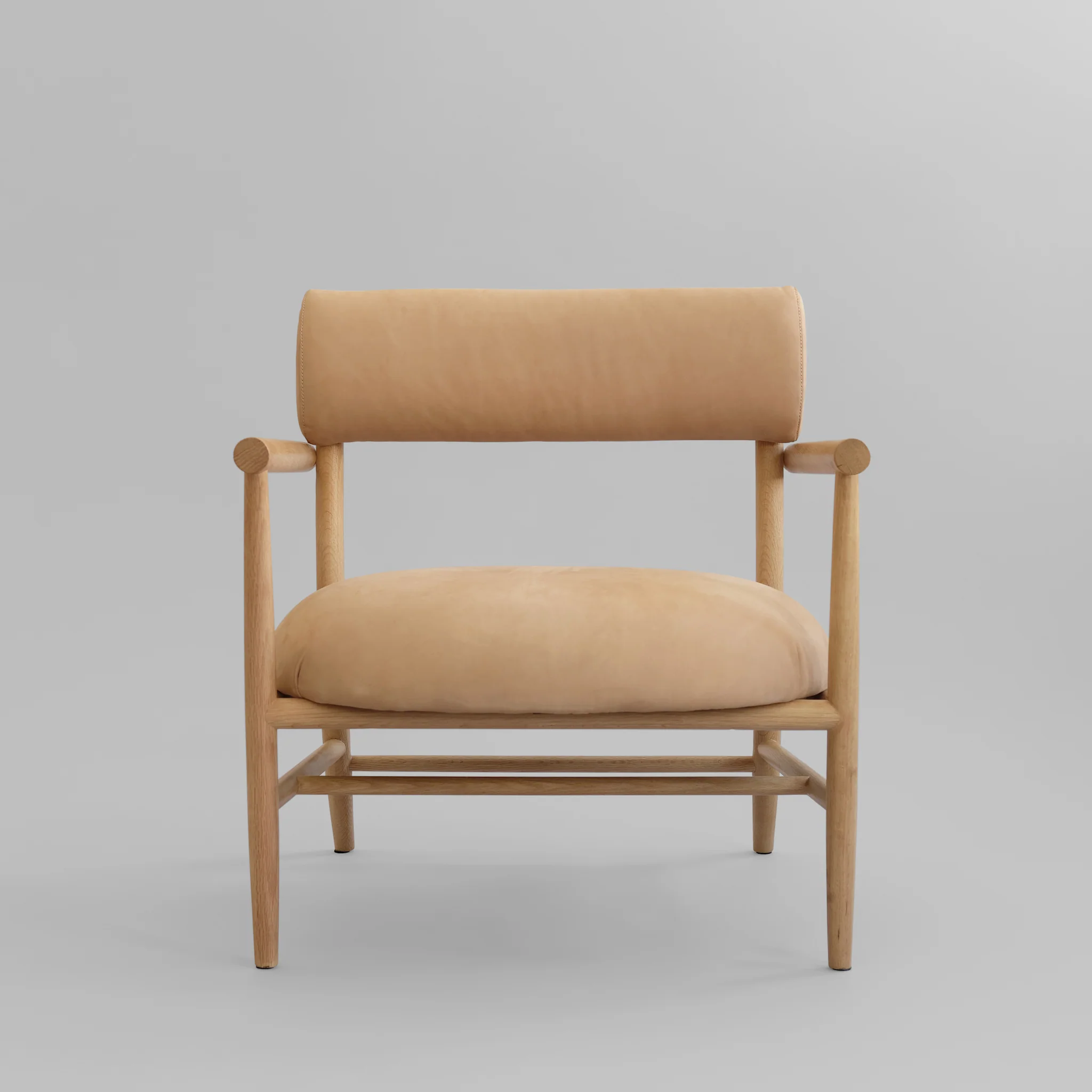 Кресло Lounge - Natural Oak - Nubuck