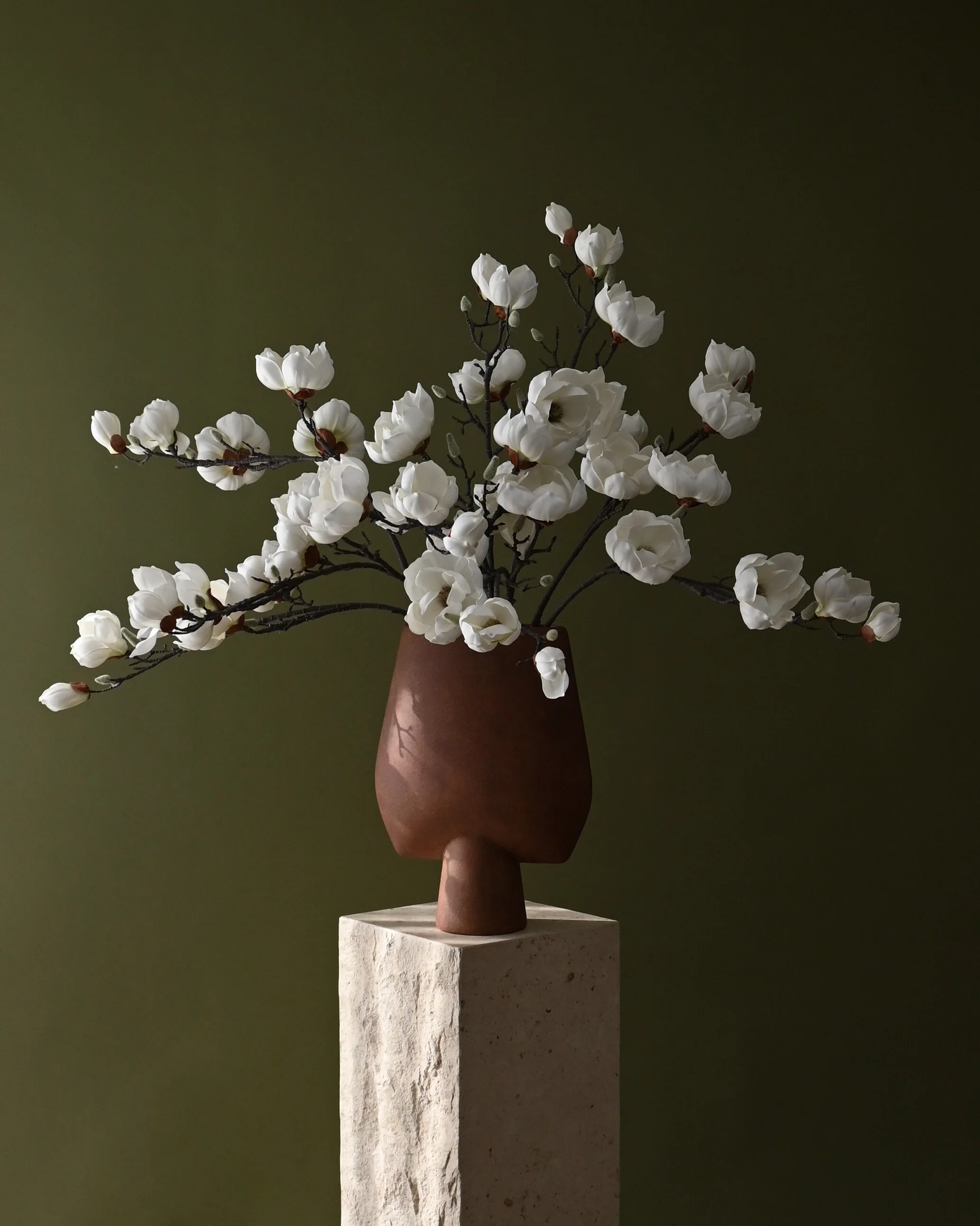 Ваза Sphere Square Big — Terracotta