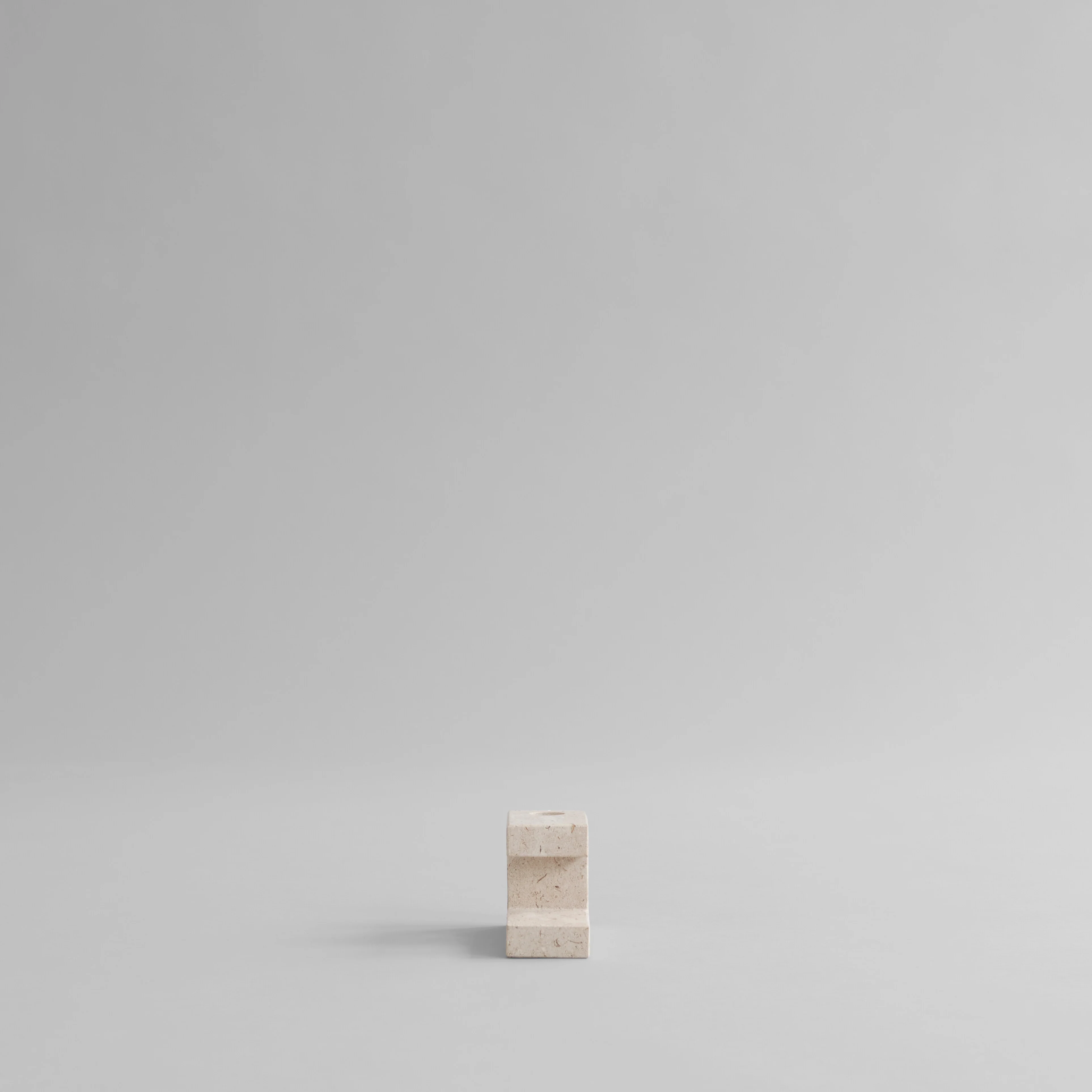 Подсвечник Brick Low — Limestone