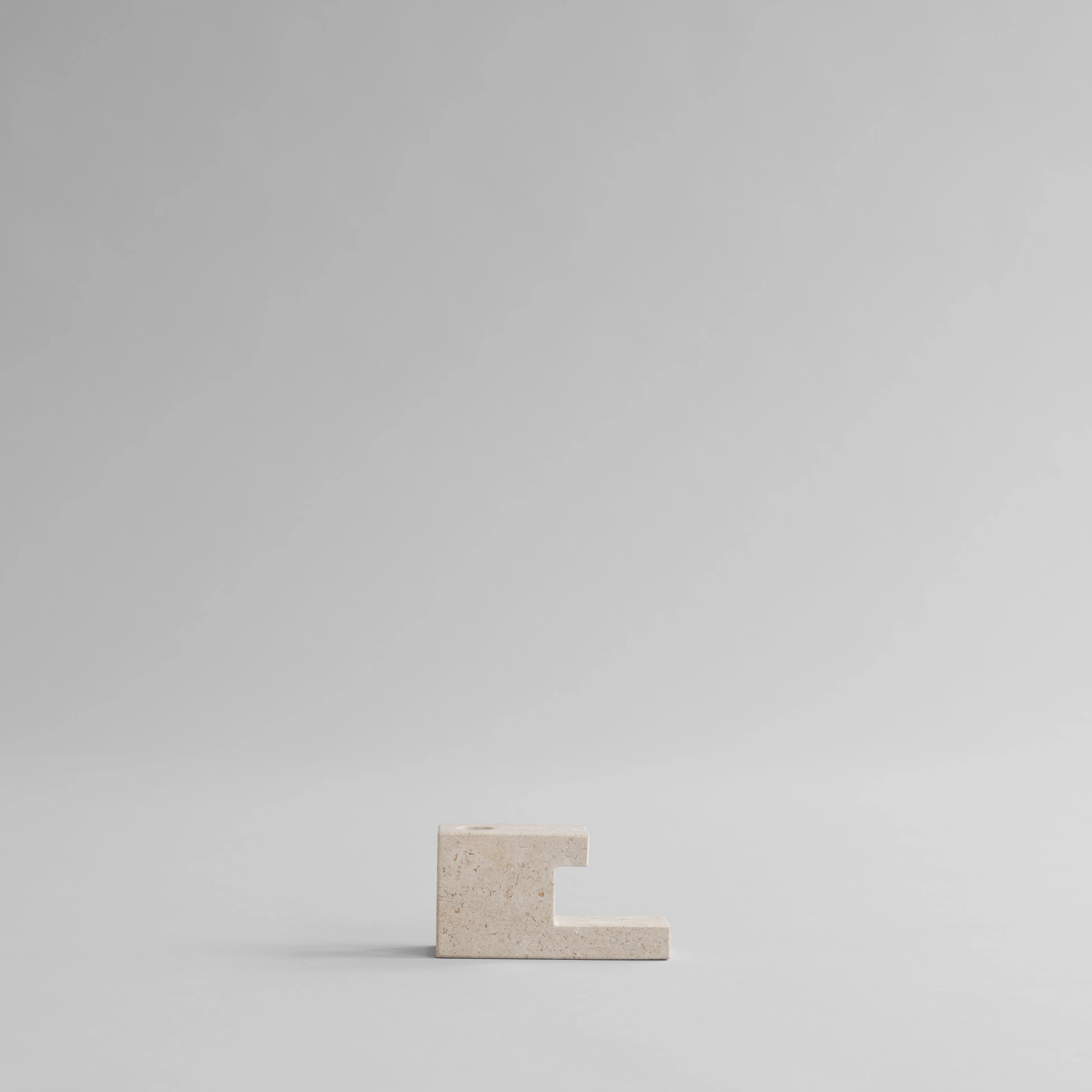 Подсвечник Brick Low — Limestone