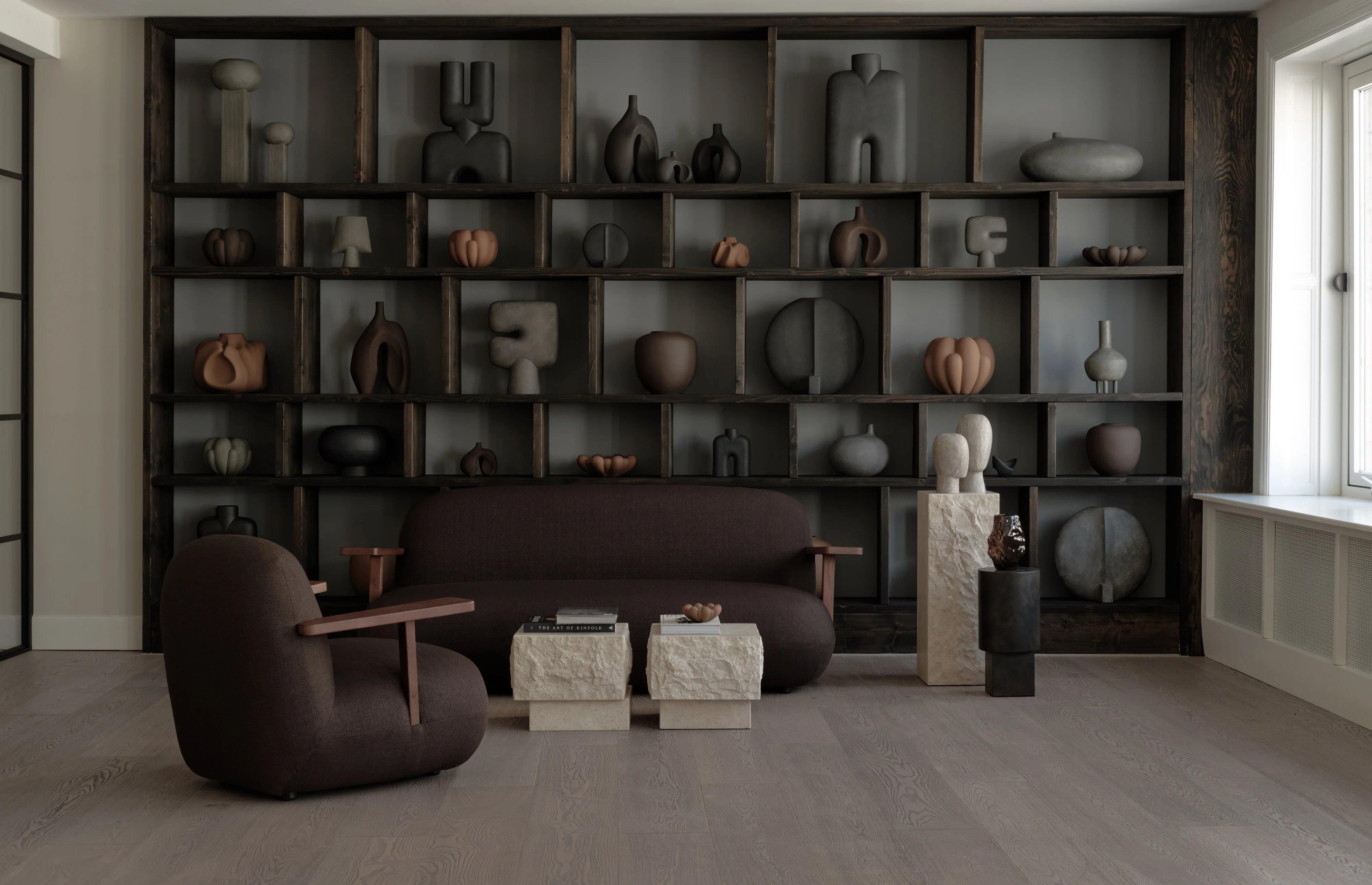 Кресло Toe Chair Armrest — Dark Brown