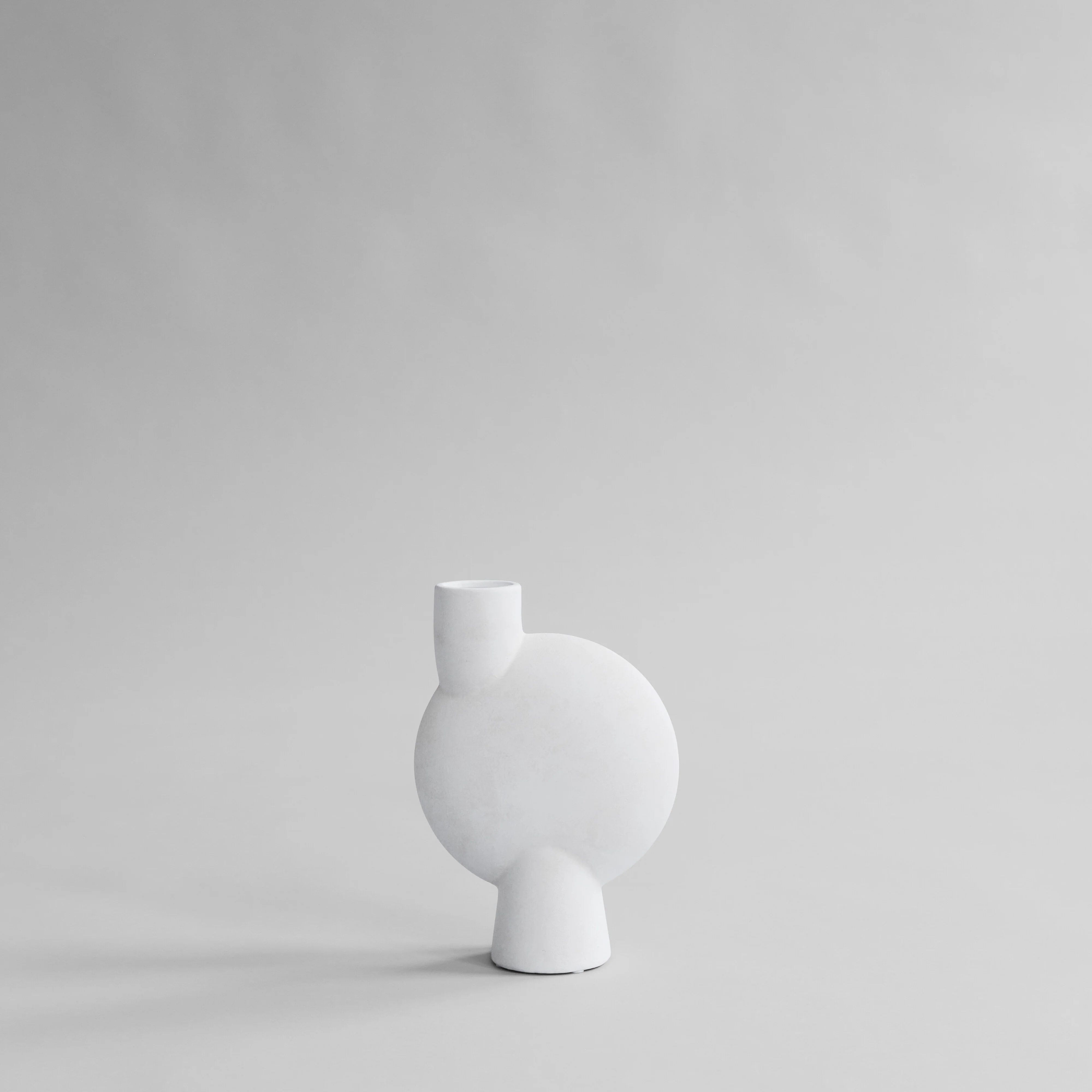 Ваза Sphere Bubl Medio — Bone White