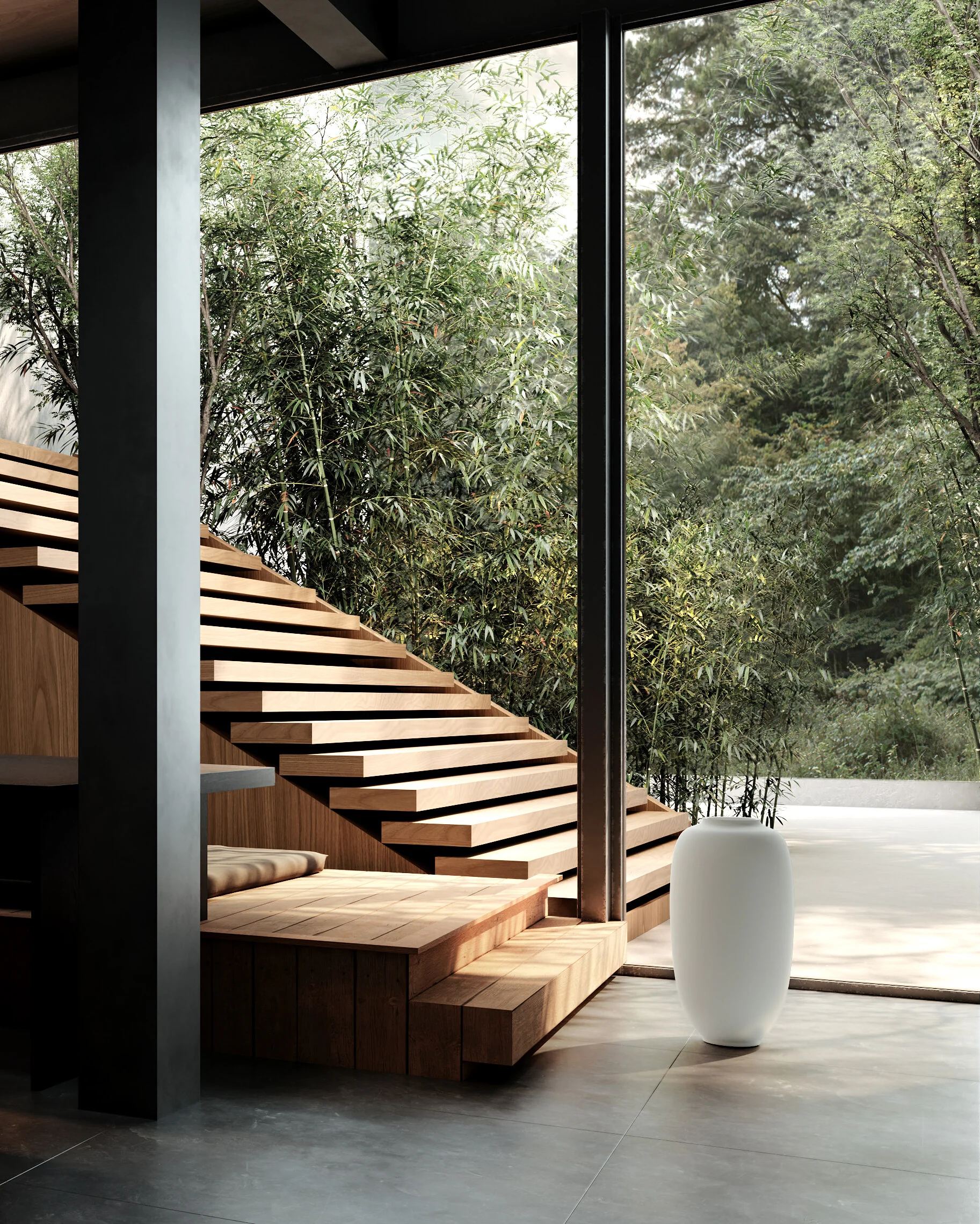Ваза Sunao Slim Hexa — Birch