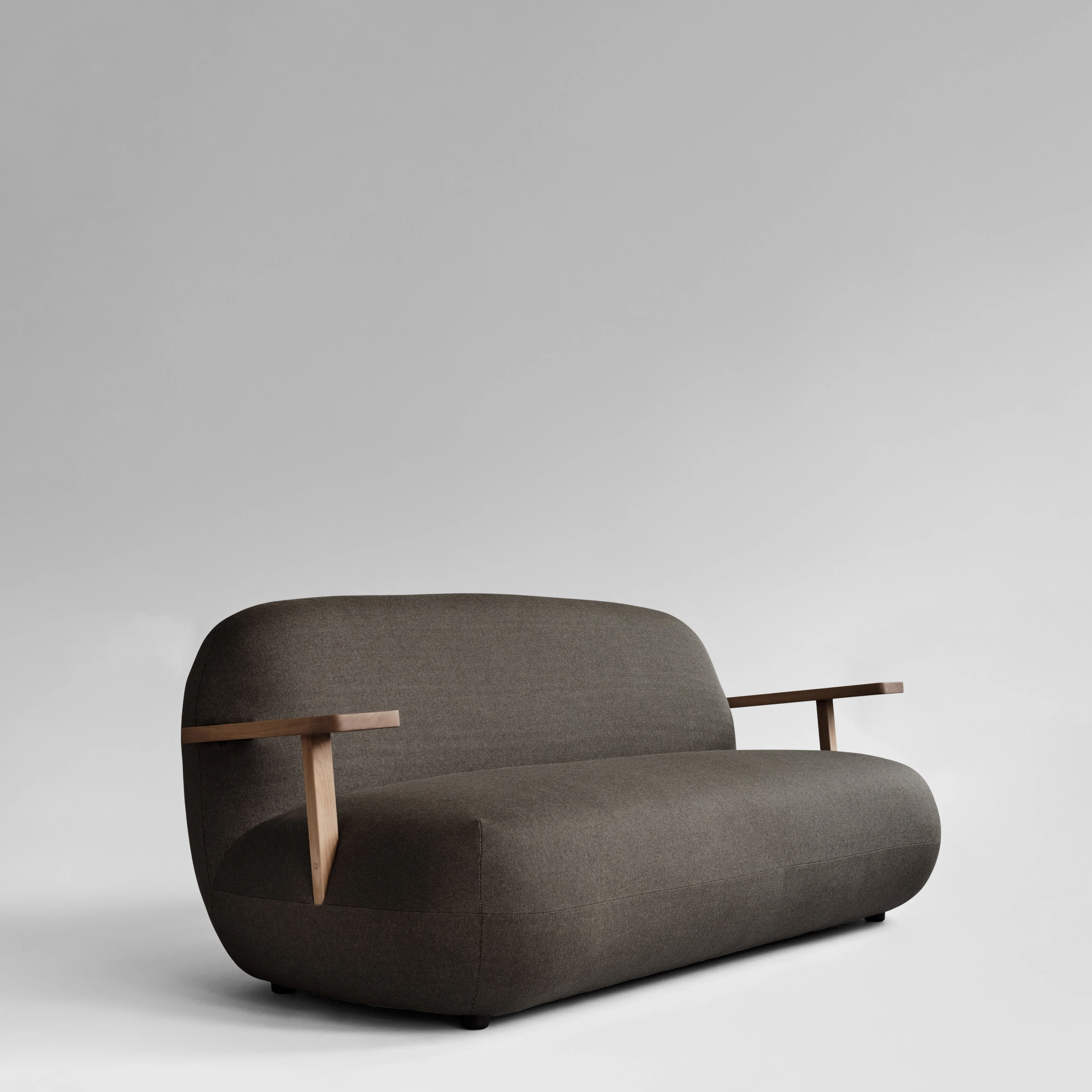 Садовый диван Toe — Teak / Stone Gray