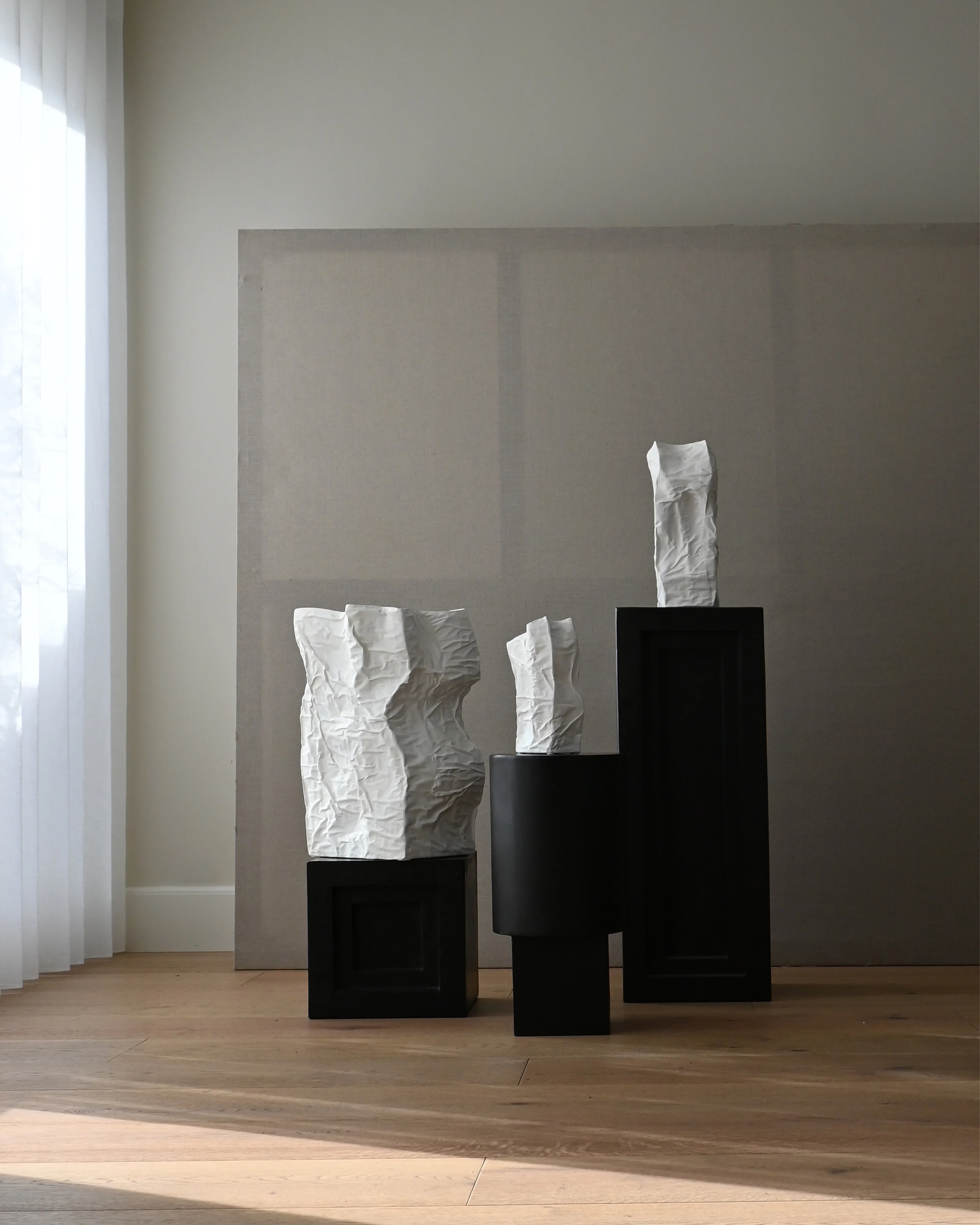 Ваза Kami Medio — Bone White