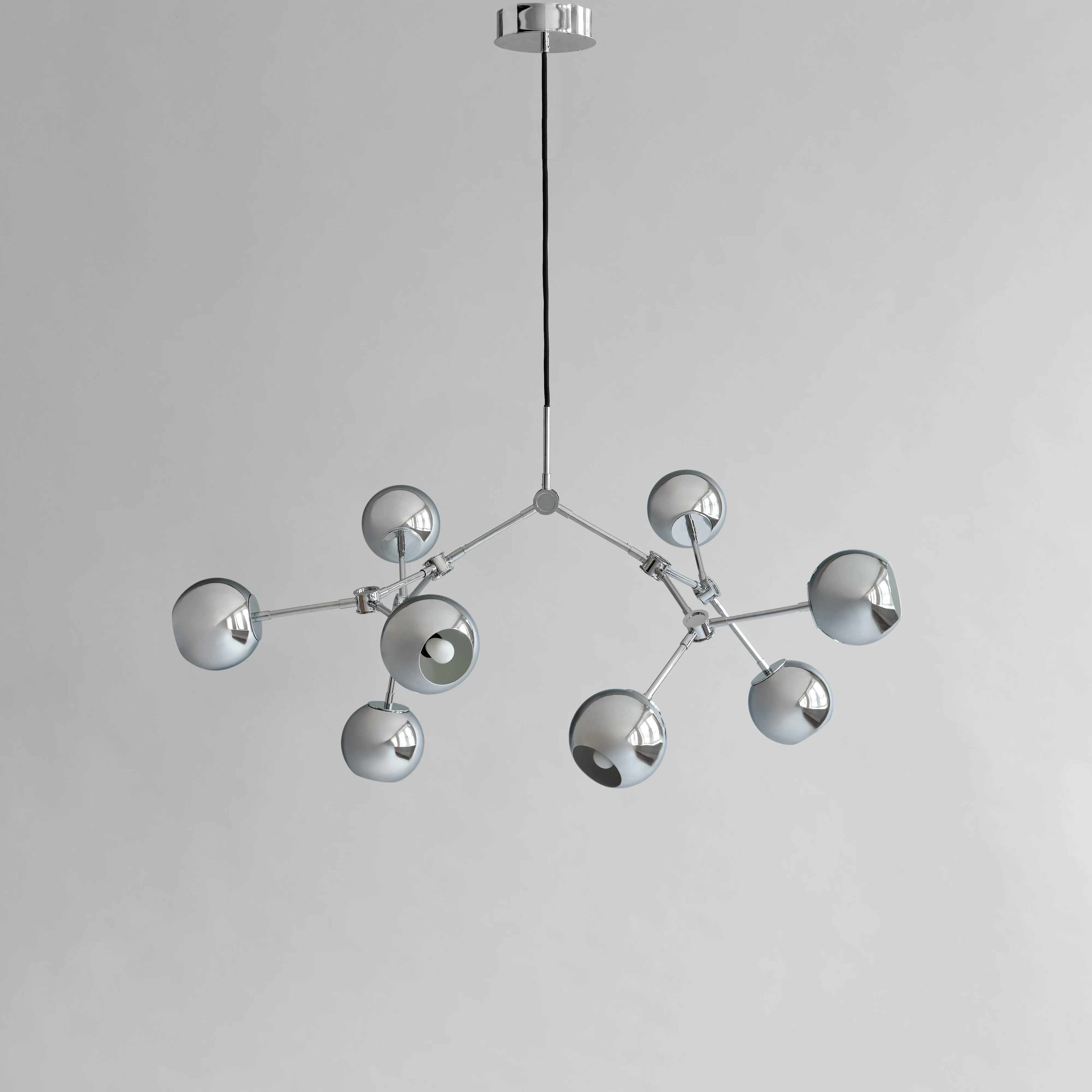 Люстра Drop Globe Mini — Chrome 5m
