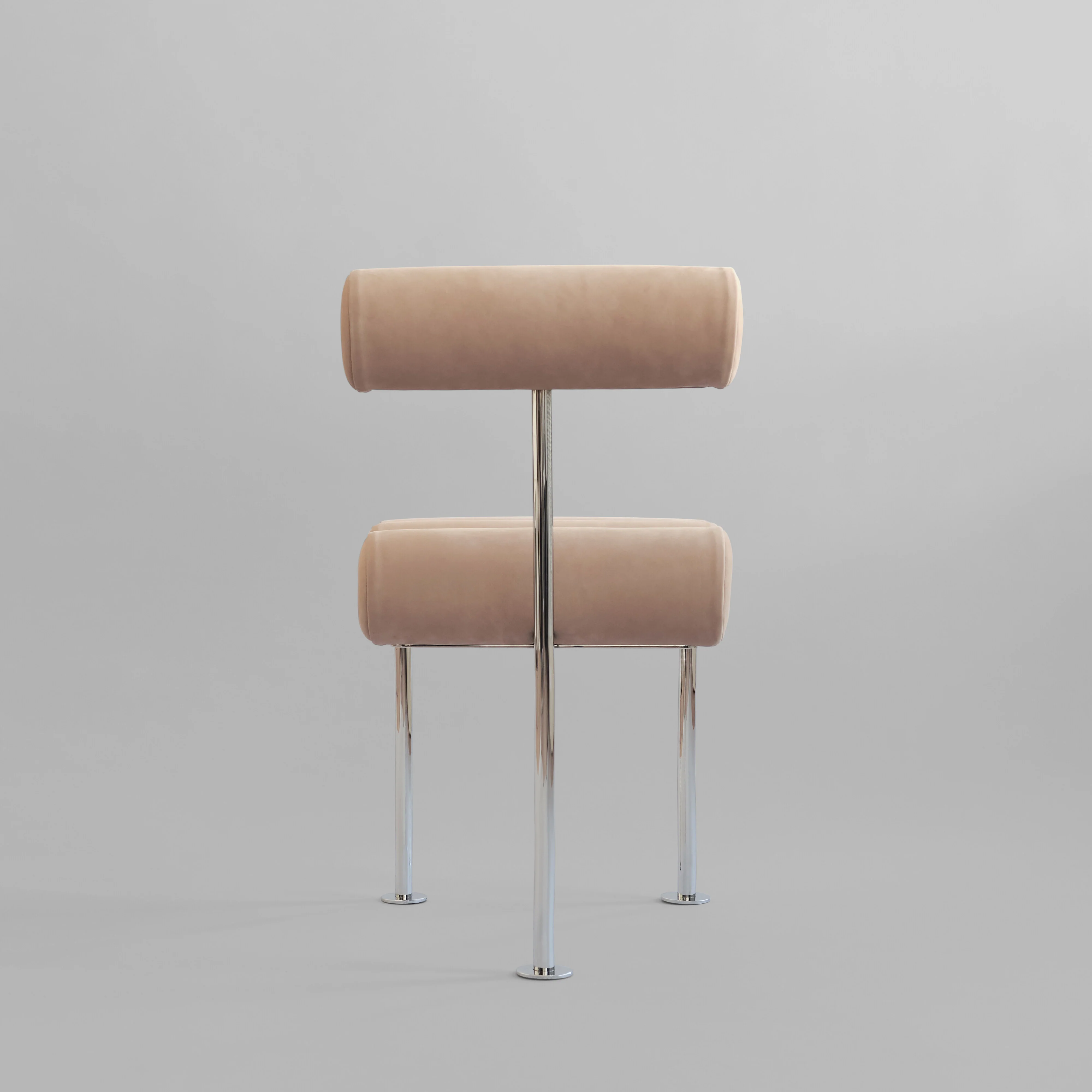 Стул Hiro — Stainless Steel - Nubuck