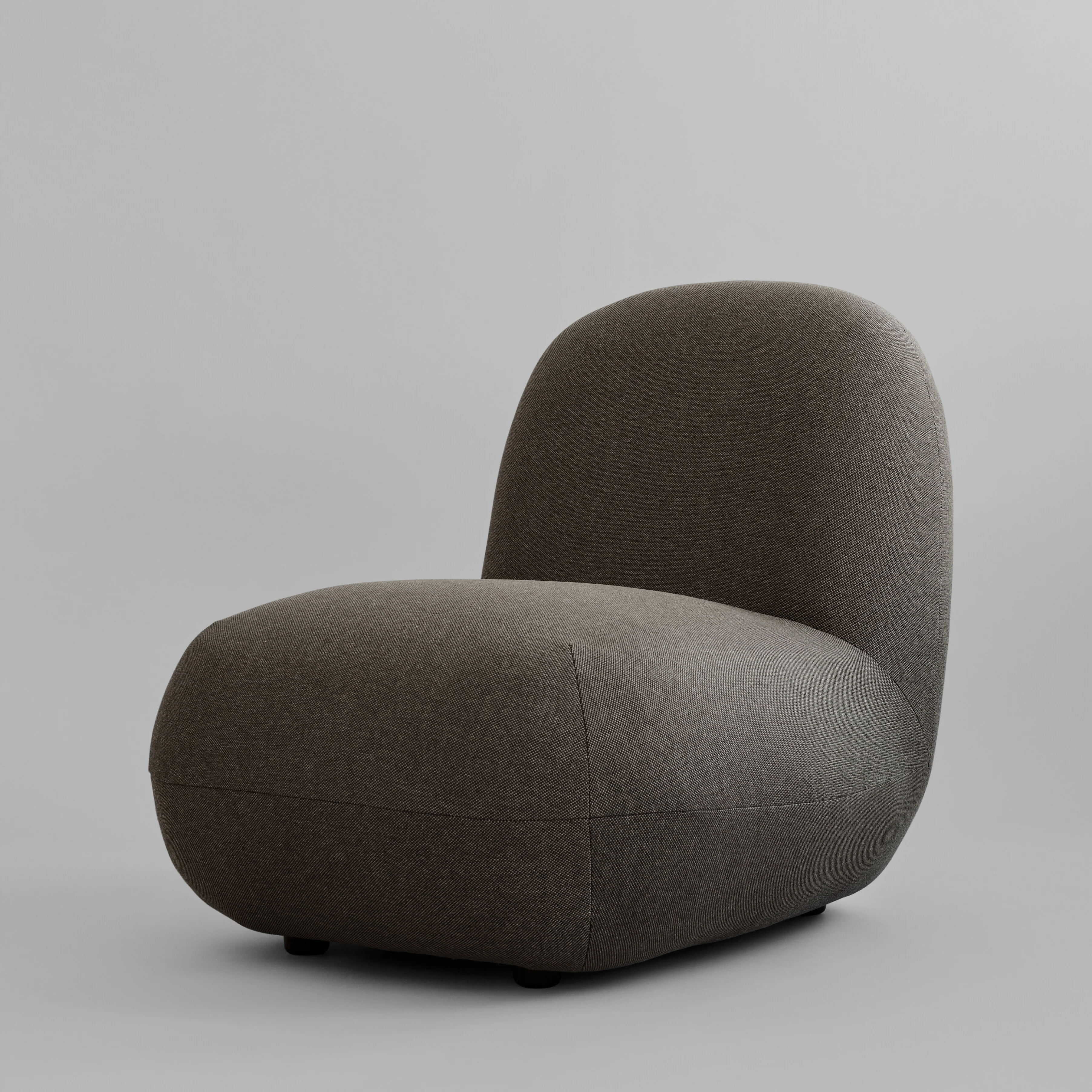 Кресло Toe Chair Flat — Stone Gray