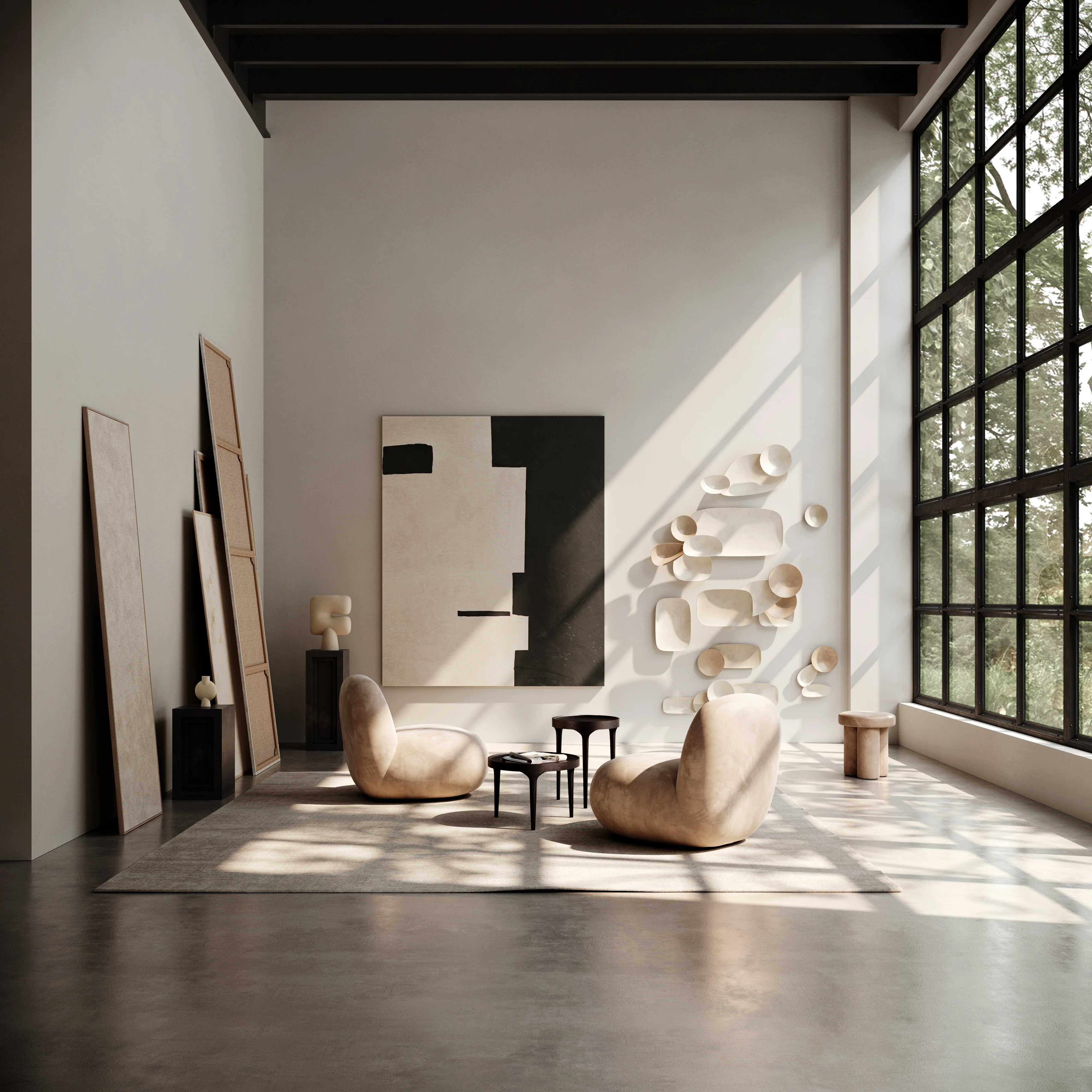 Кресло Toe Chair Flat — Nubuck