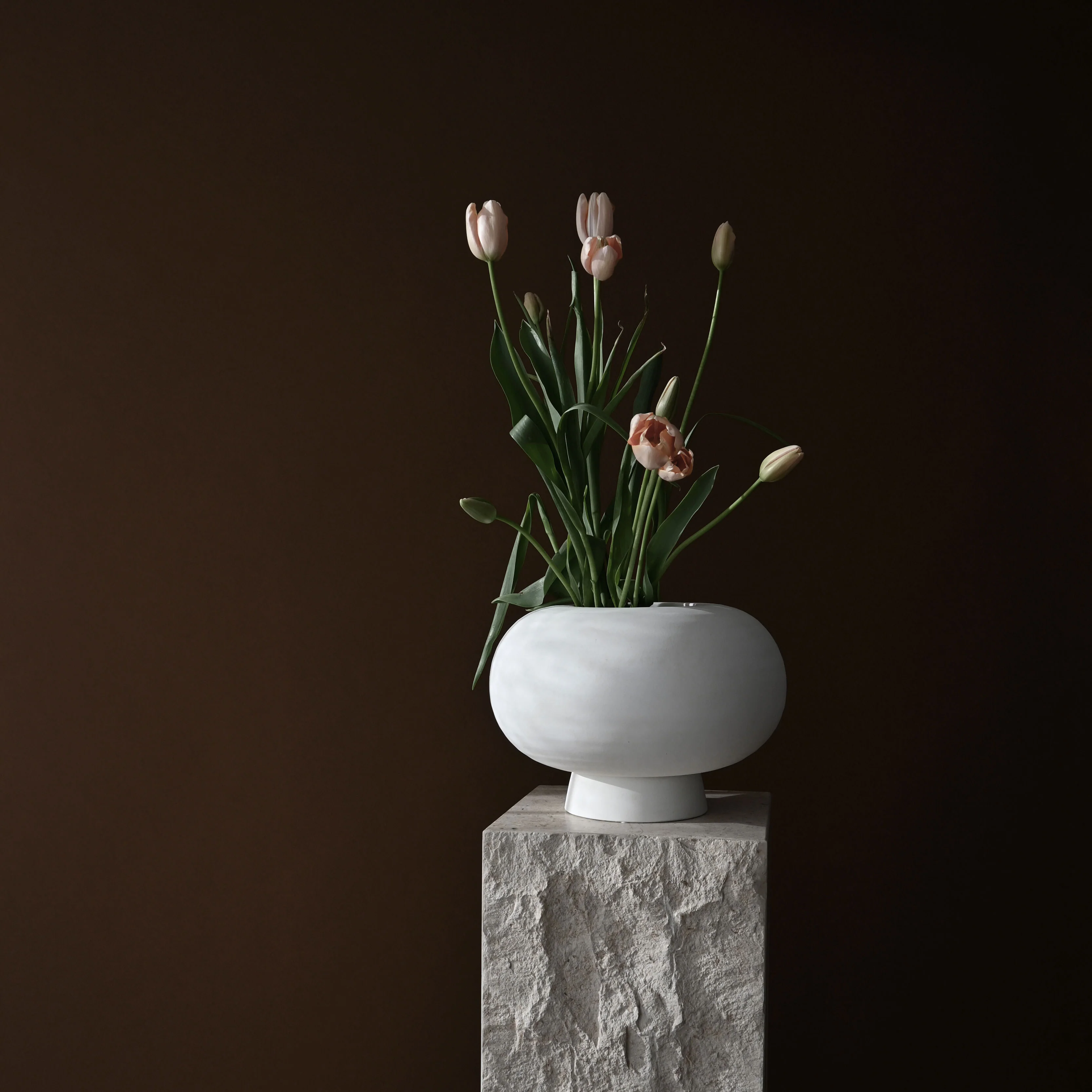 Ваза Kabin Fat — Bone White