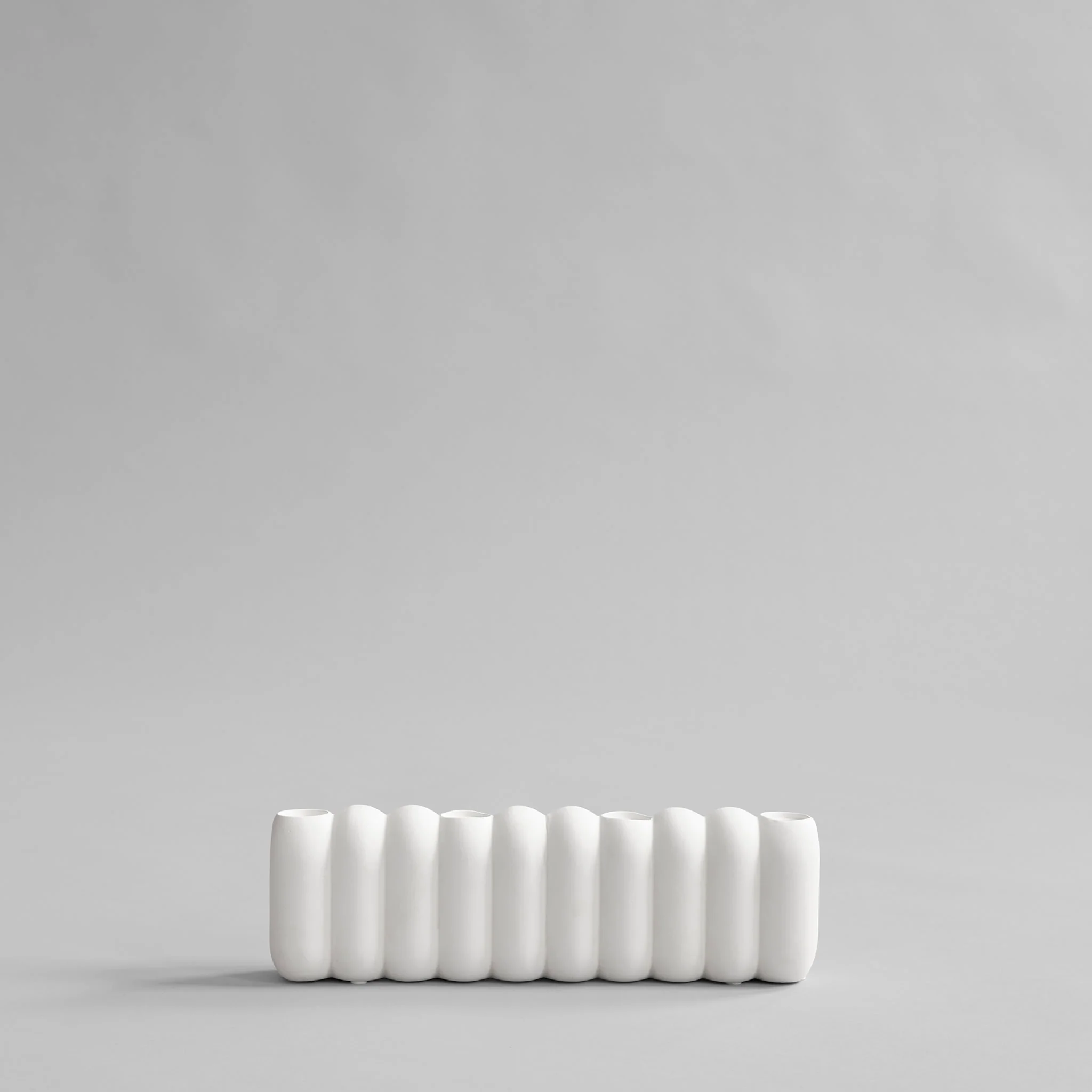 Подсвечник Tube Big - Bone White