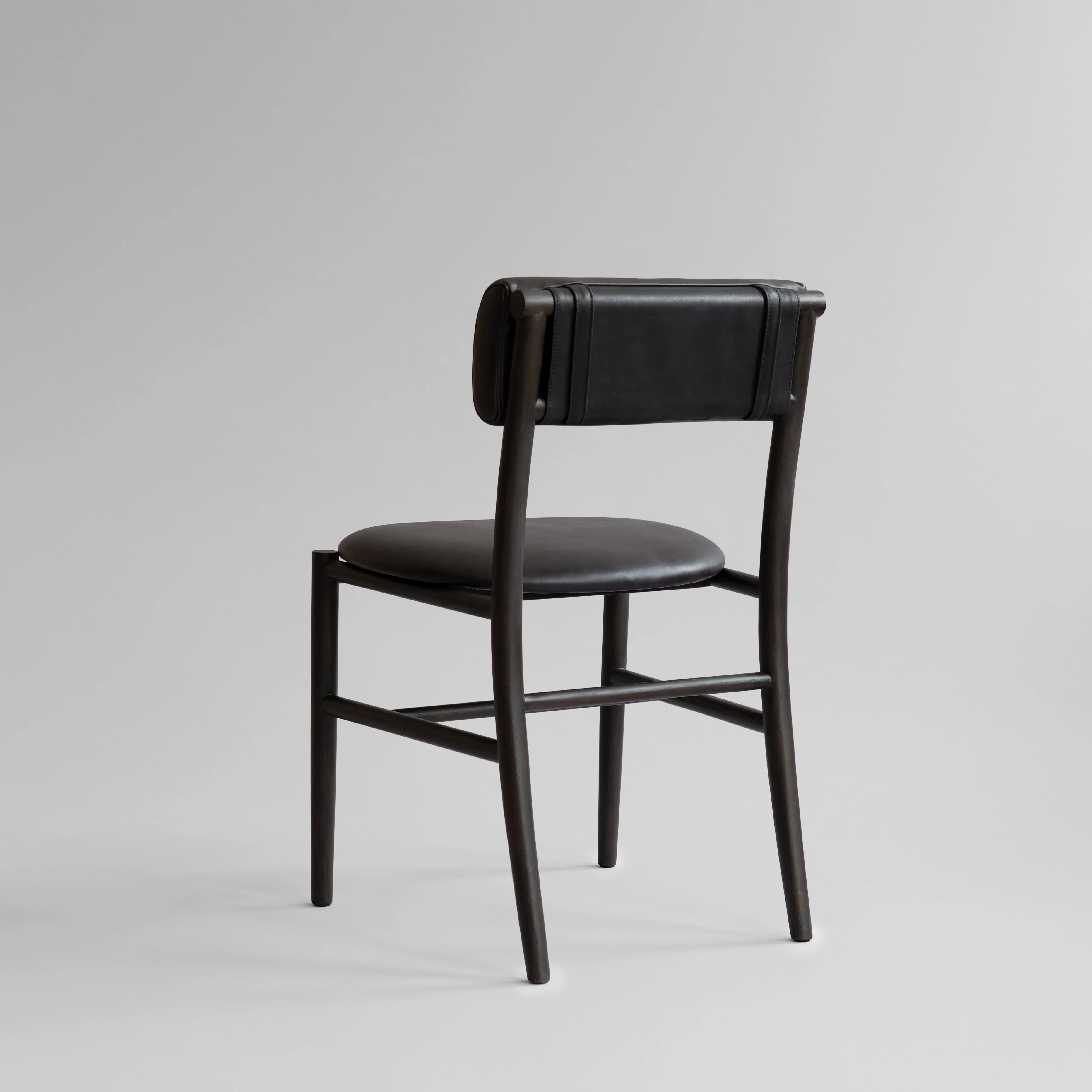 Стул Nama — Coffee Black - Aniline leather black