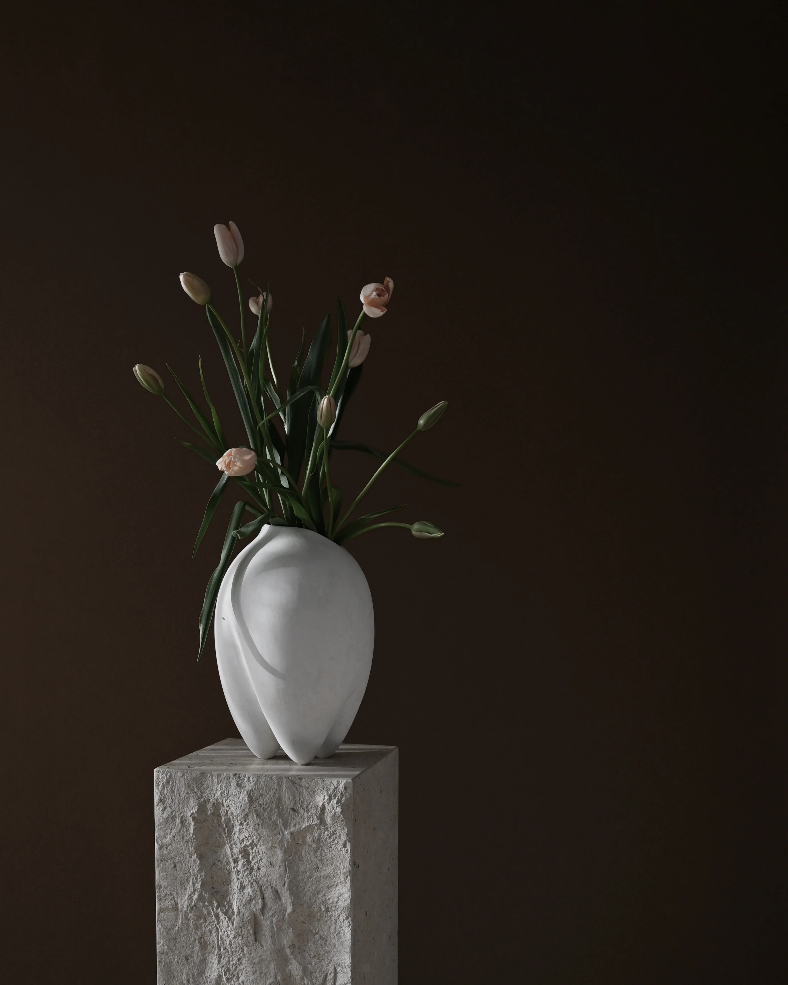 Ваза Sumo Slim — Bone White