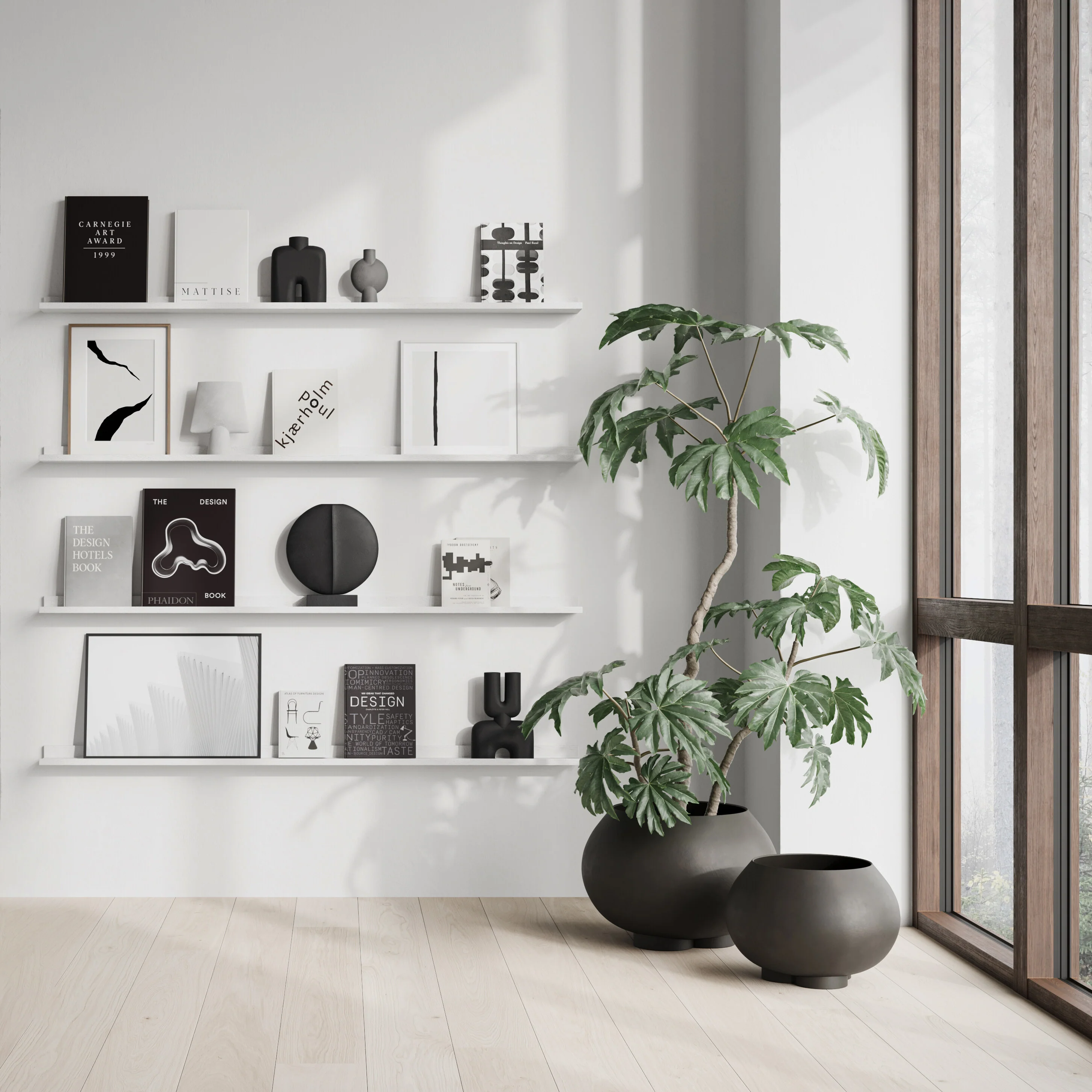 Ваза Sphere Bubl Mini — Dark Grey