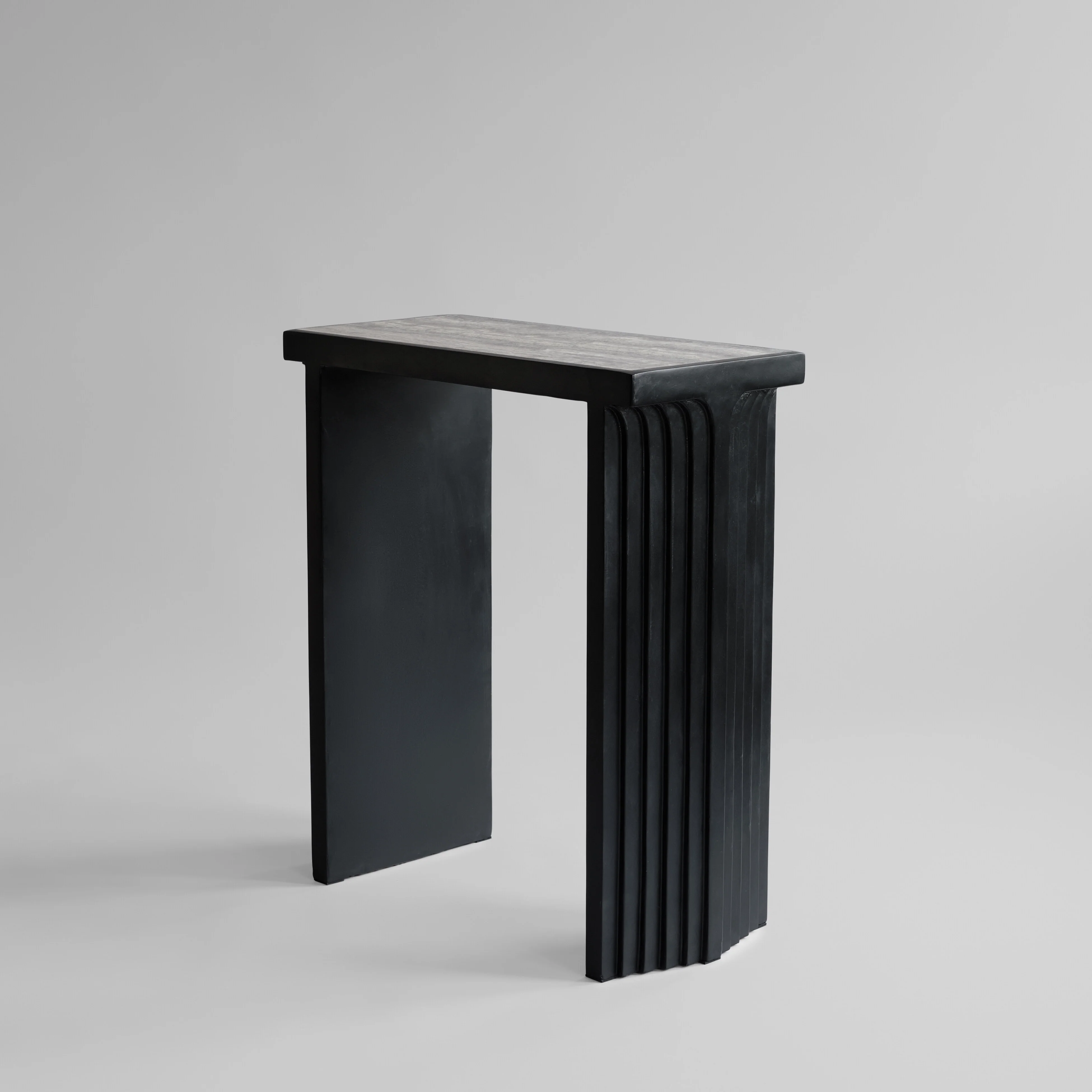 Консоль Arc — Silver Travertine
