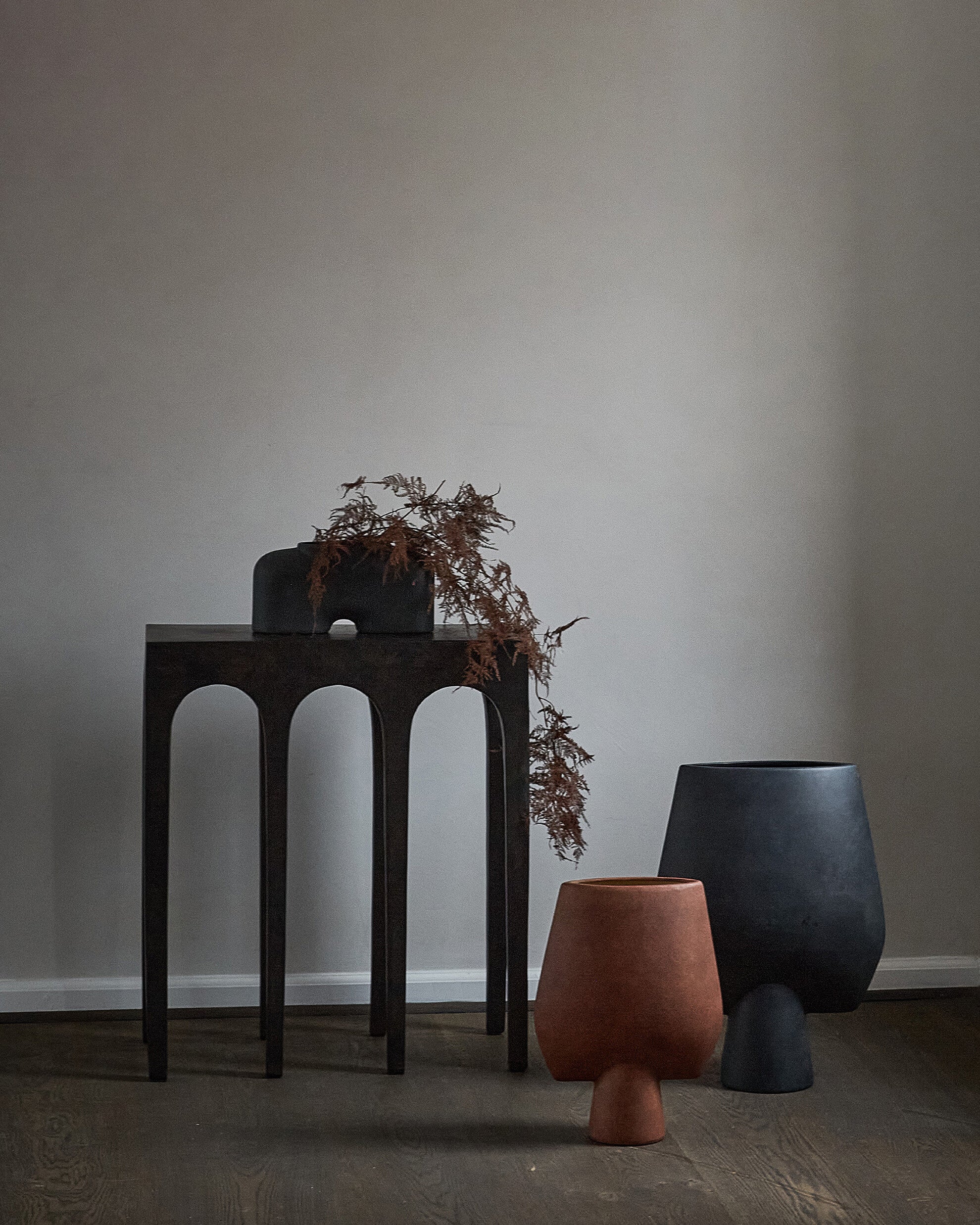 Ваза Sphere Square Hexa — Black