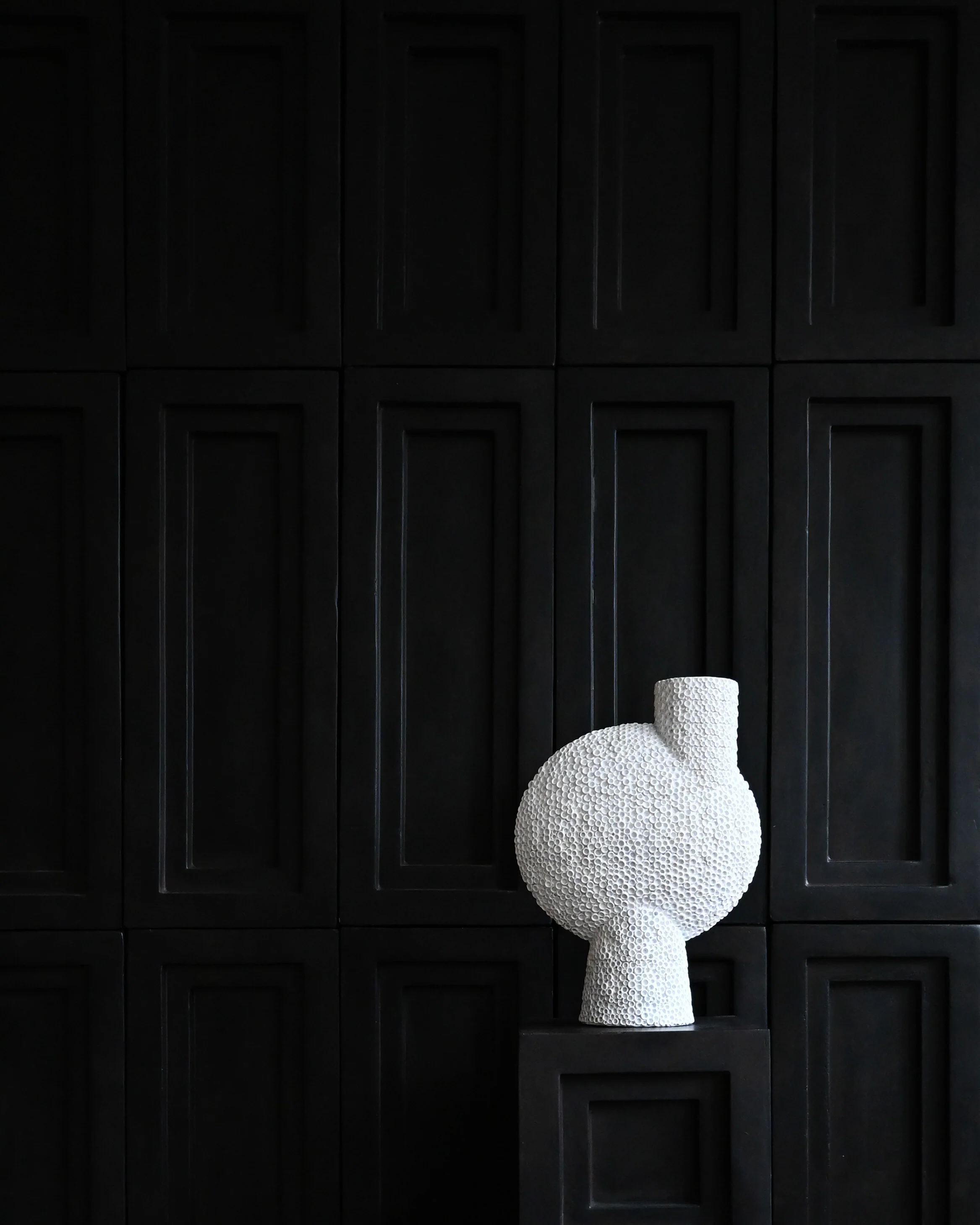 Ваза Sphere Bubl Shisen Big — Bone White
