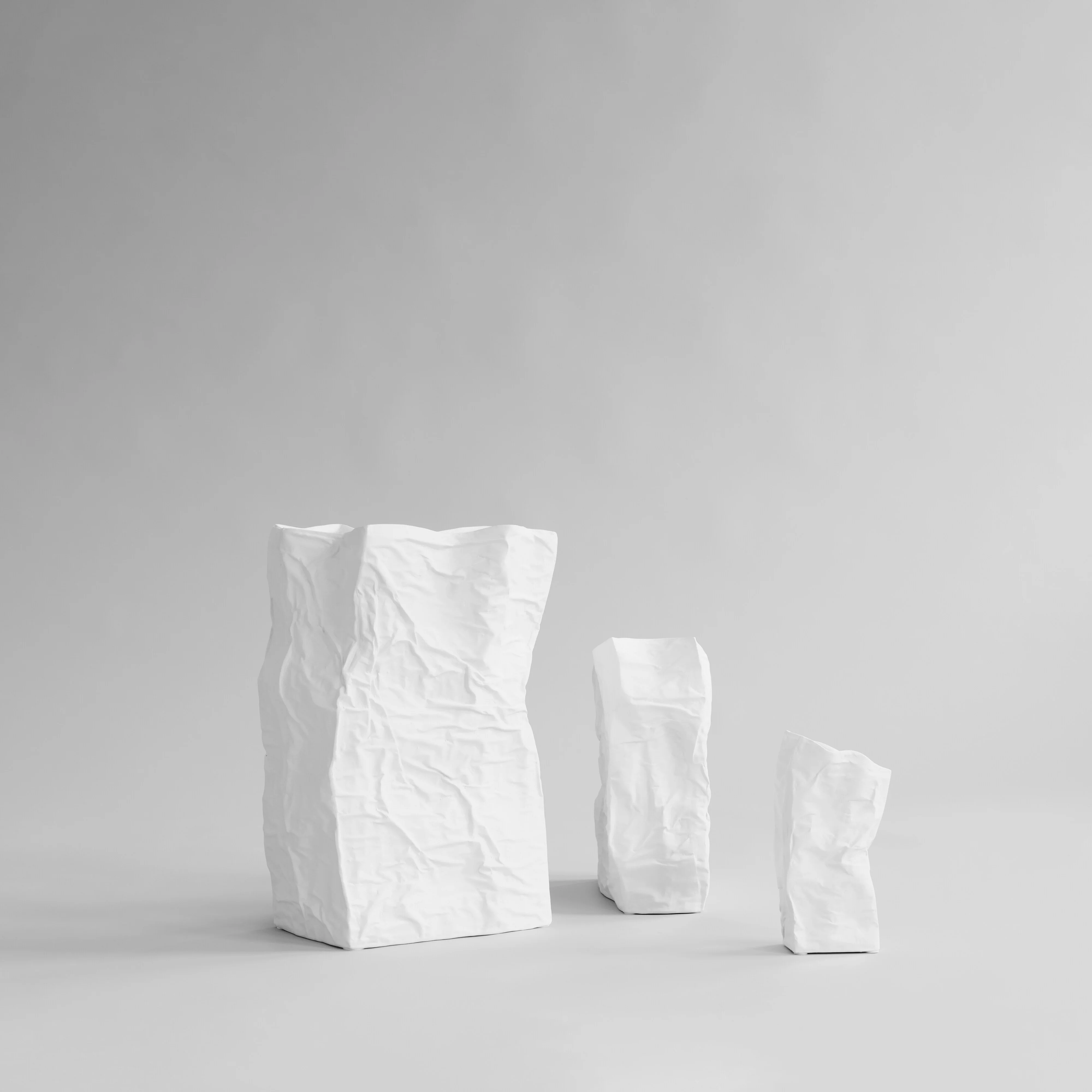 Ваза Kami Big — Bone White