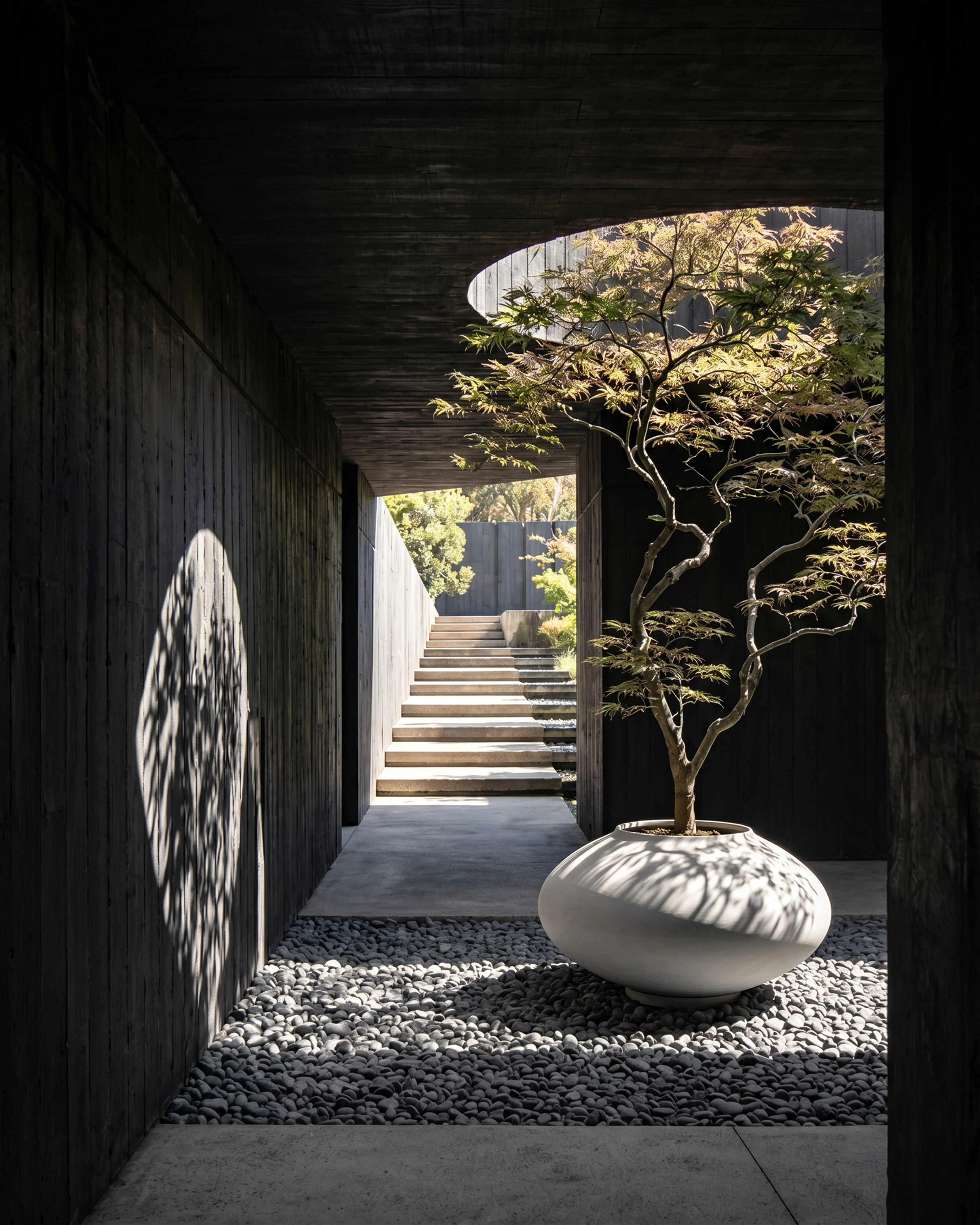 Кашпо Sunao Ellipse Giant — Birch