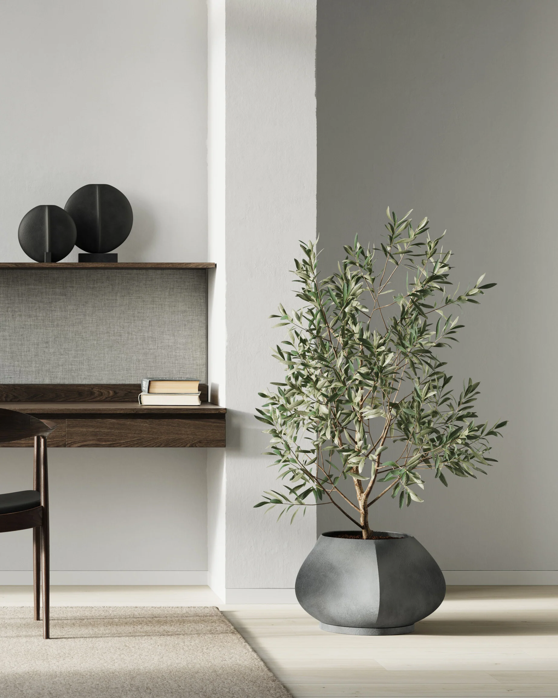Кашпо Arket Medio — Dark Grey