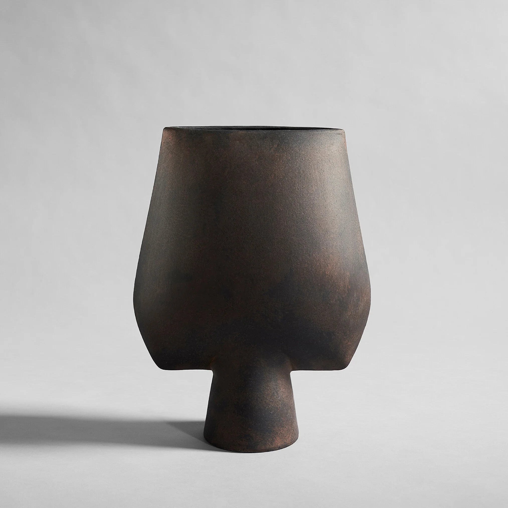 Ваза Sphere Square Big — Coffee