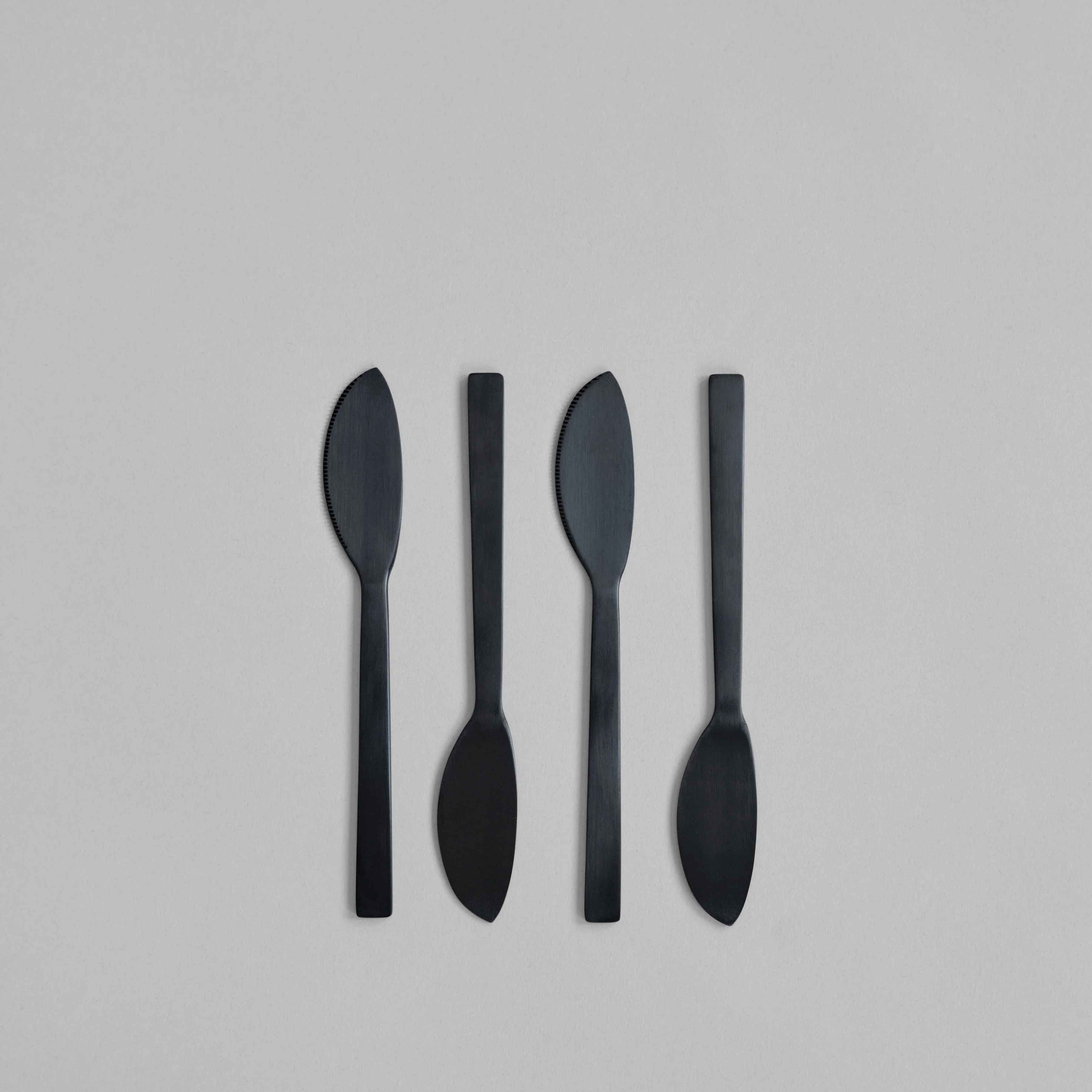 Ножи для масла Kogei — Black 4pcs