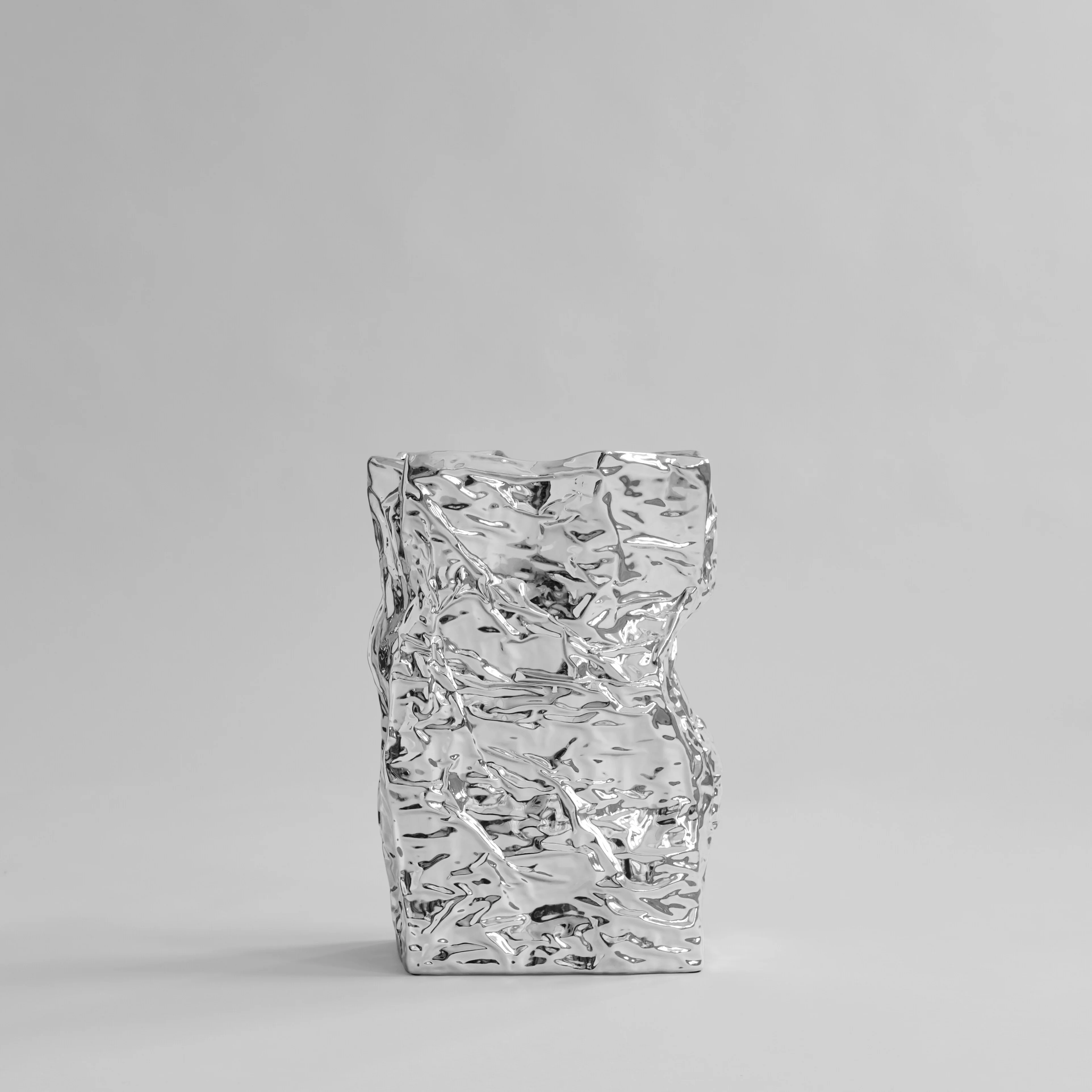 Ваза Kami Big — Chrome