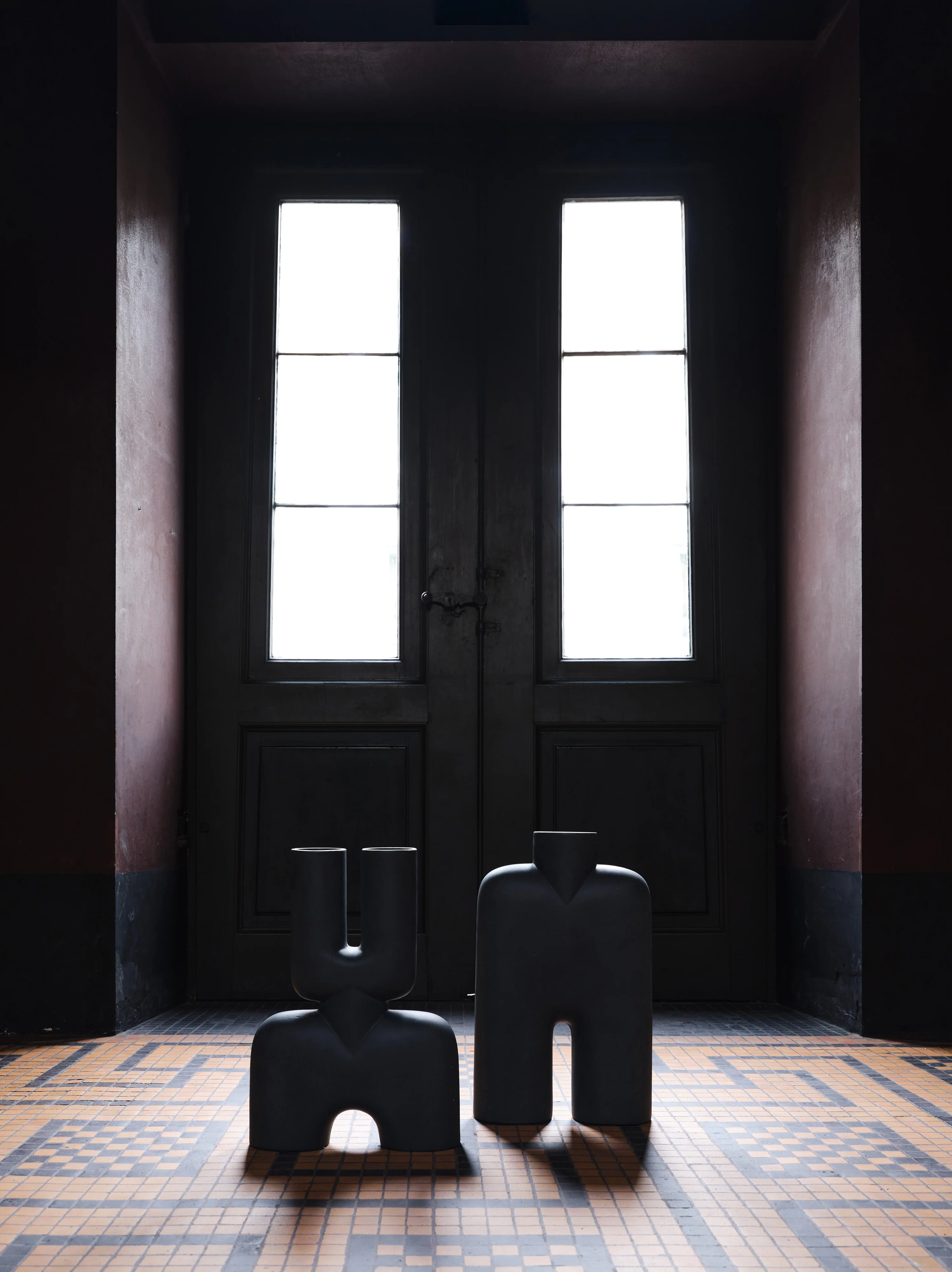 Ваза Cobra Tall Hexa — Black